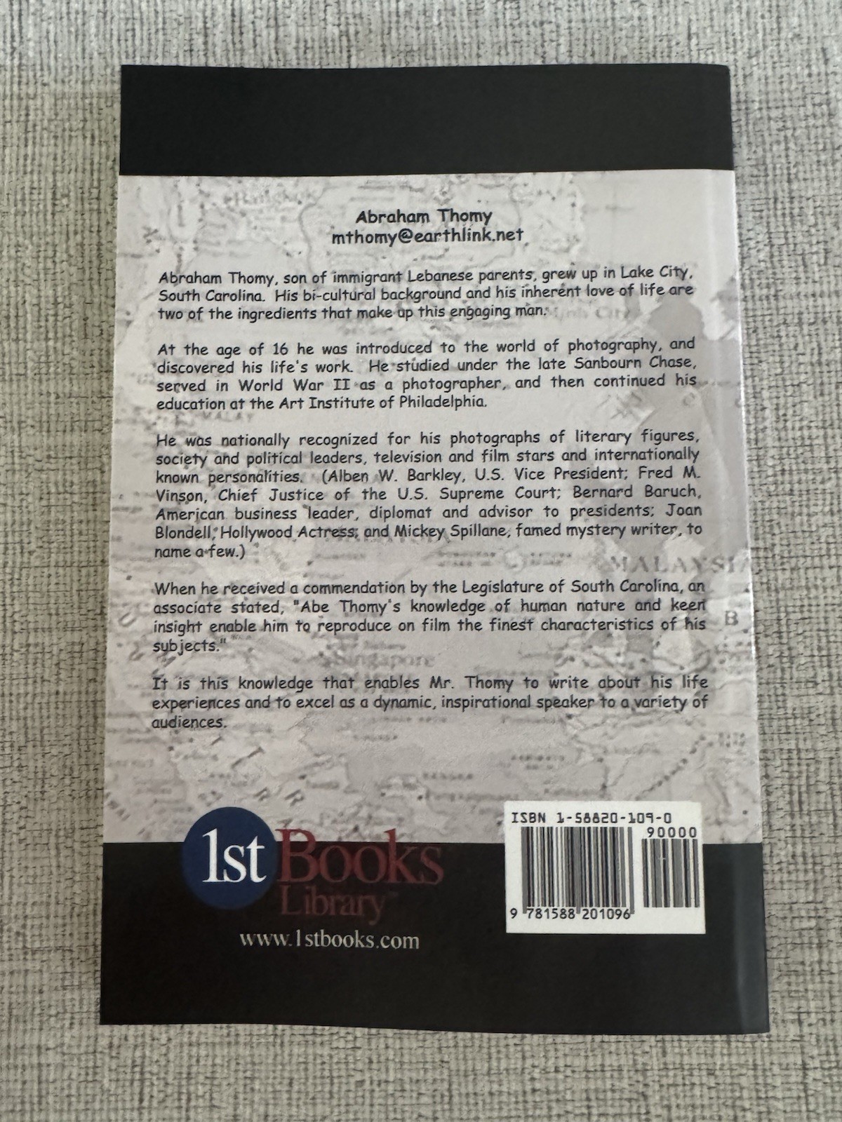 The Tin God Abe Thomy SIGNED 2001 PB Mickey Spillane Blurb SC Author