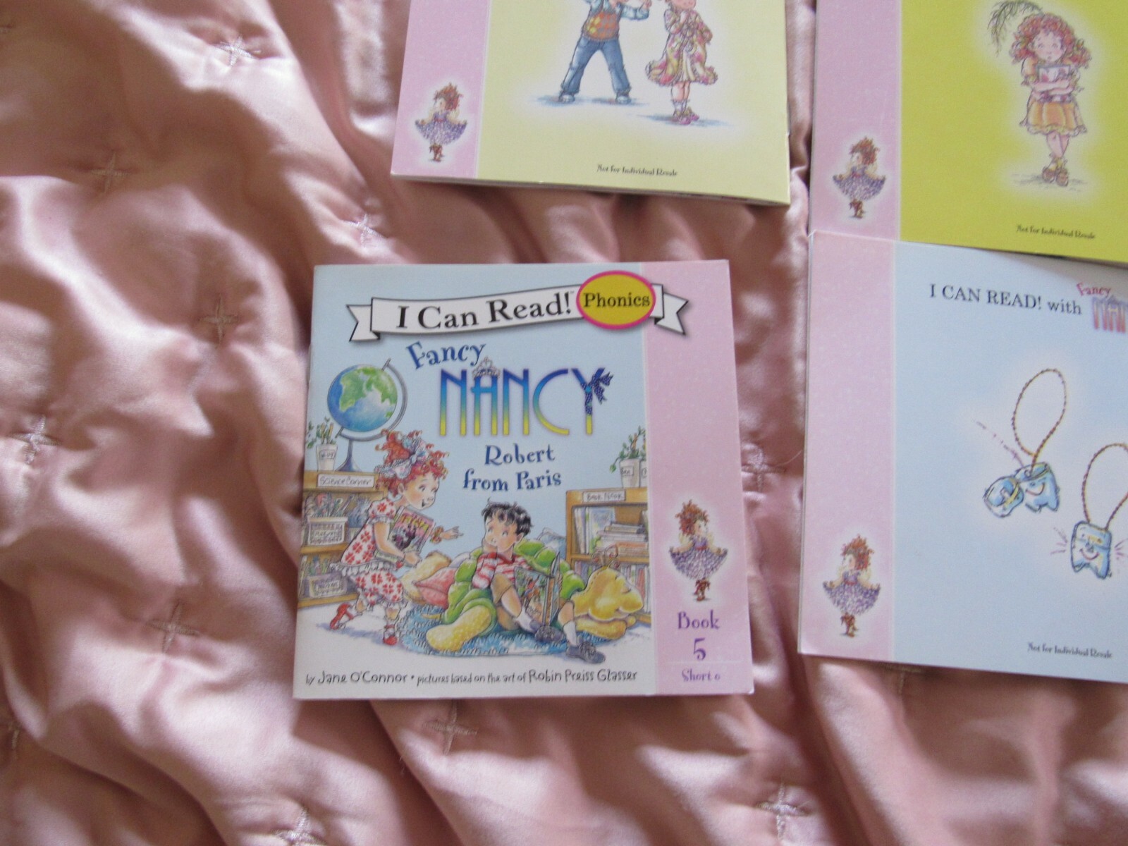 Lot 6 Fancy Nancy-I Can Read Phonics-2-3-4-59-11-Short A-E-I-O-Long I-U-2013