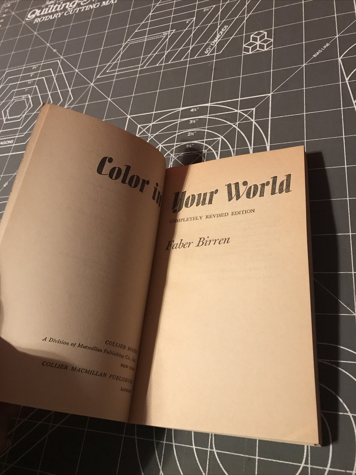 Vintage 1978 Color In Your World by Faber Birren Collier Macmillan