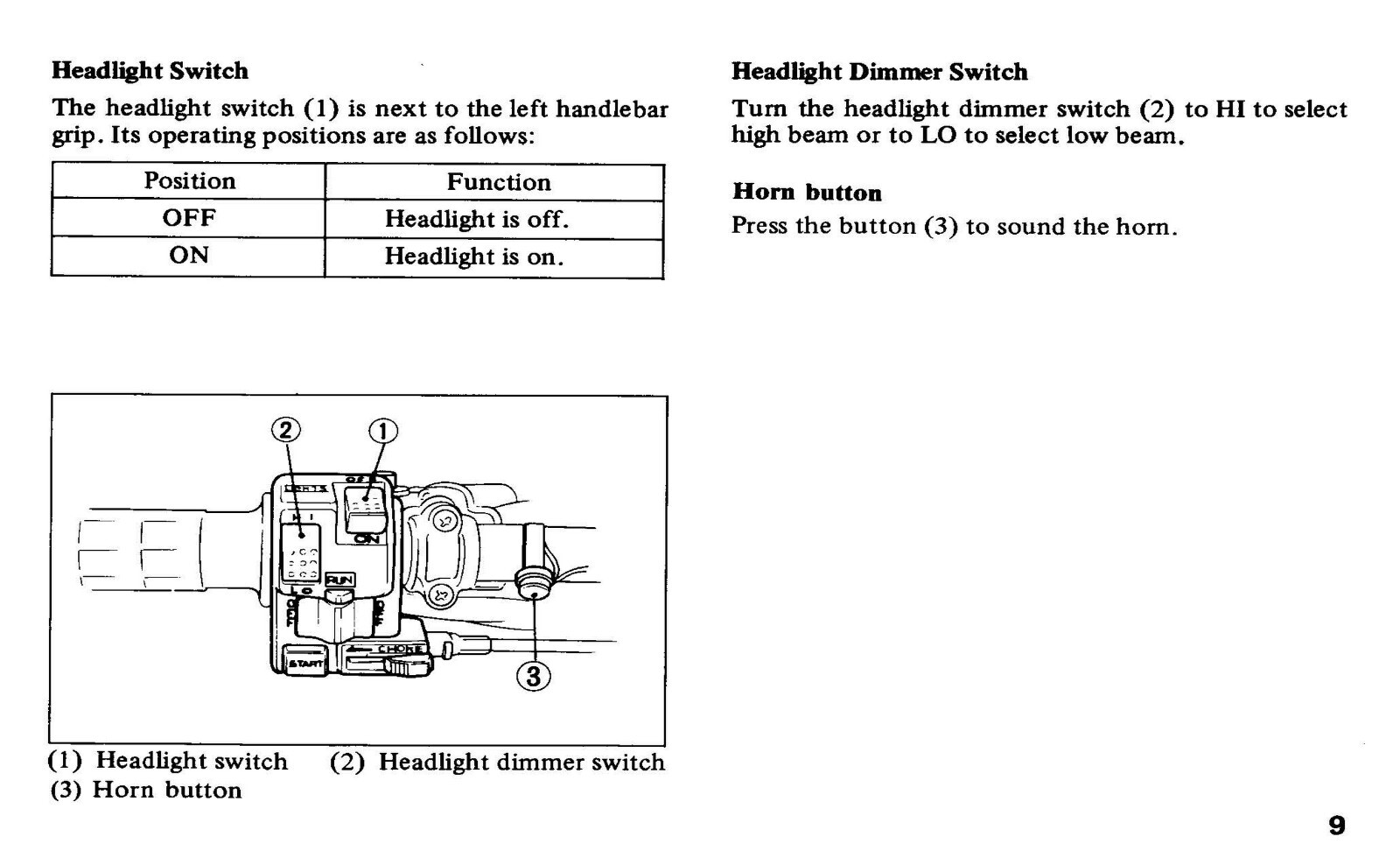 1987 Honda ATC Super Red 250ES Owner’s Manual 71 Pages
