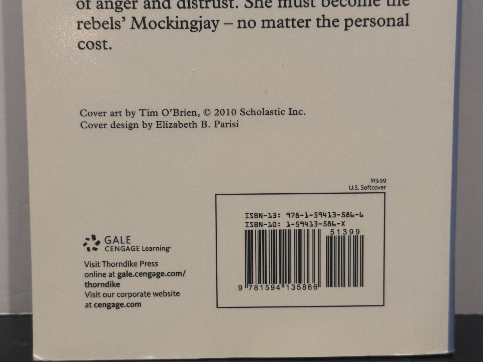 Hunger Games Trilogy: Mockingjay Suzanne Collins 2012, LARGE Print Edition Pbk