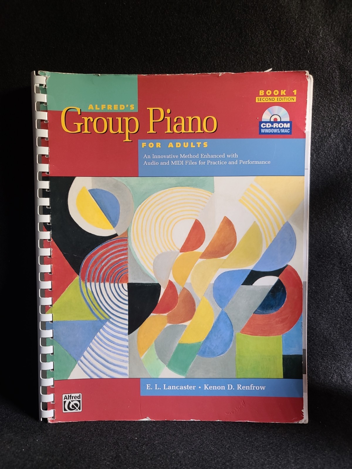 Alfred’s Group Piano For Adults Book 1 Second Edition Spiral Bound Piano