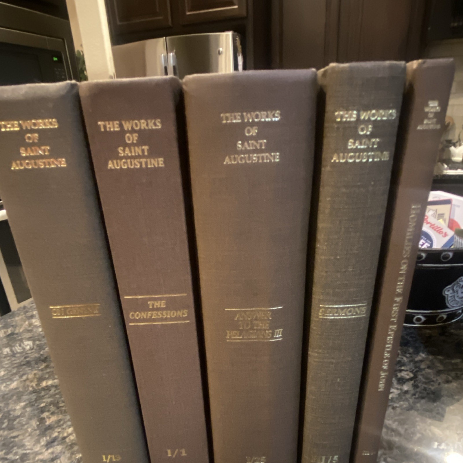 Augustine Hardcover 5 Book Set Saint Augustine Mixed Lot like new