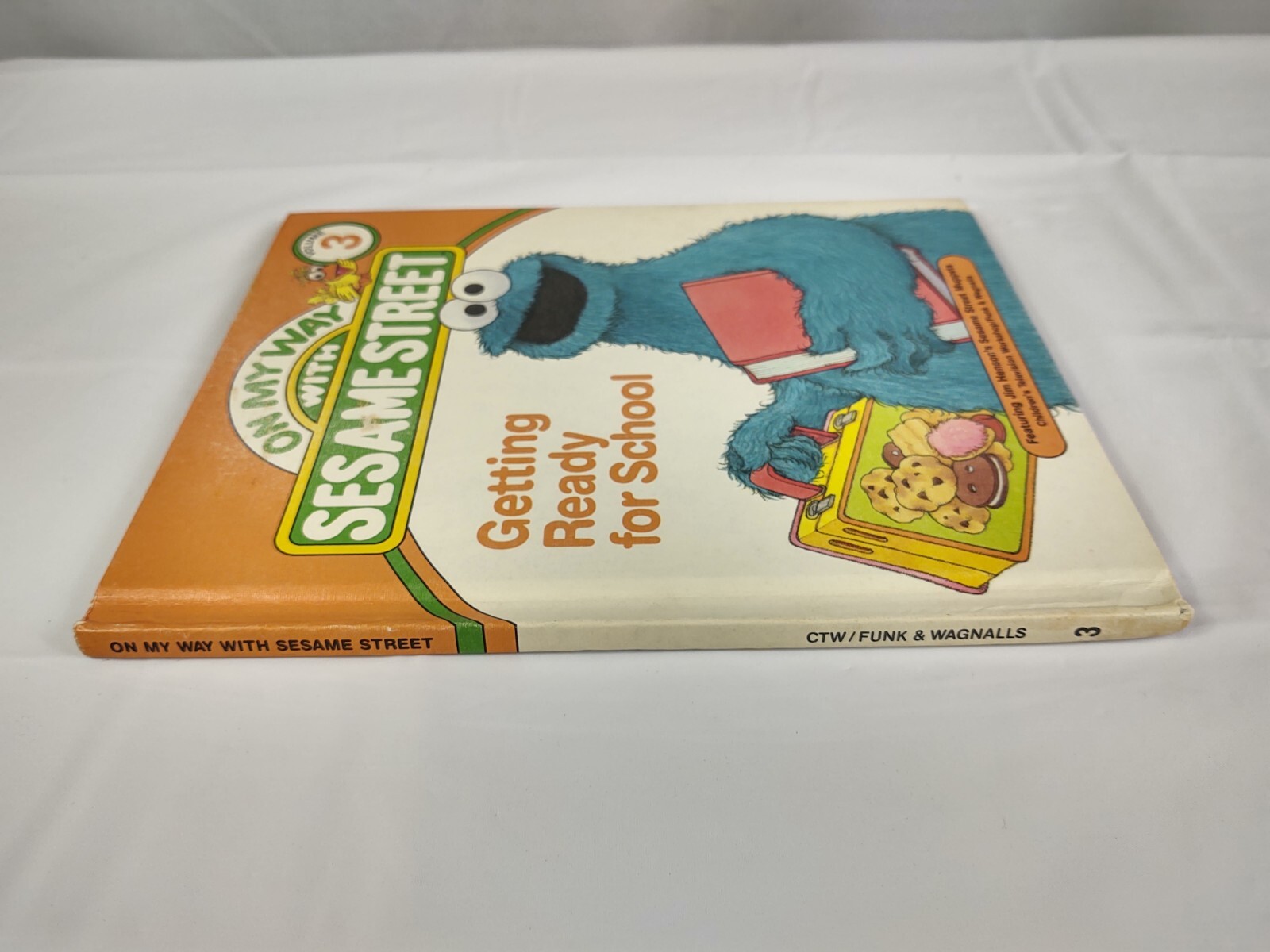 Vtg 89 On My Way With Sesame Street Volume 3 Getting Ready For School Book CTW