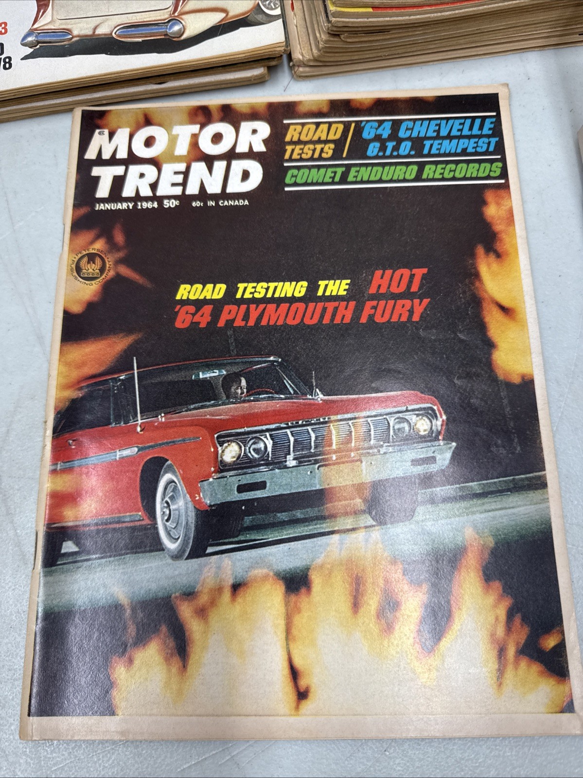 Lot Of 38 VTG Magazines-20 Car Craft 1959-63,5 Cars,3 MotorTrend 1958-64,10 Misc