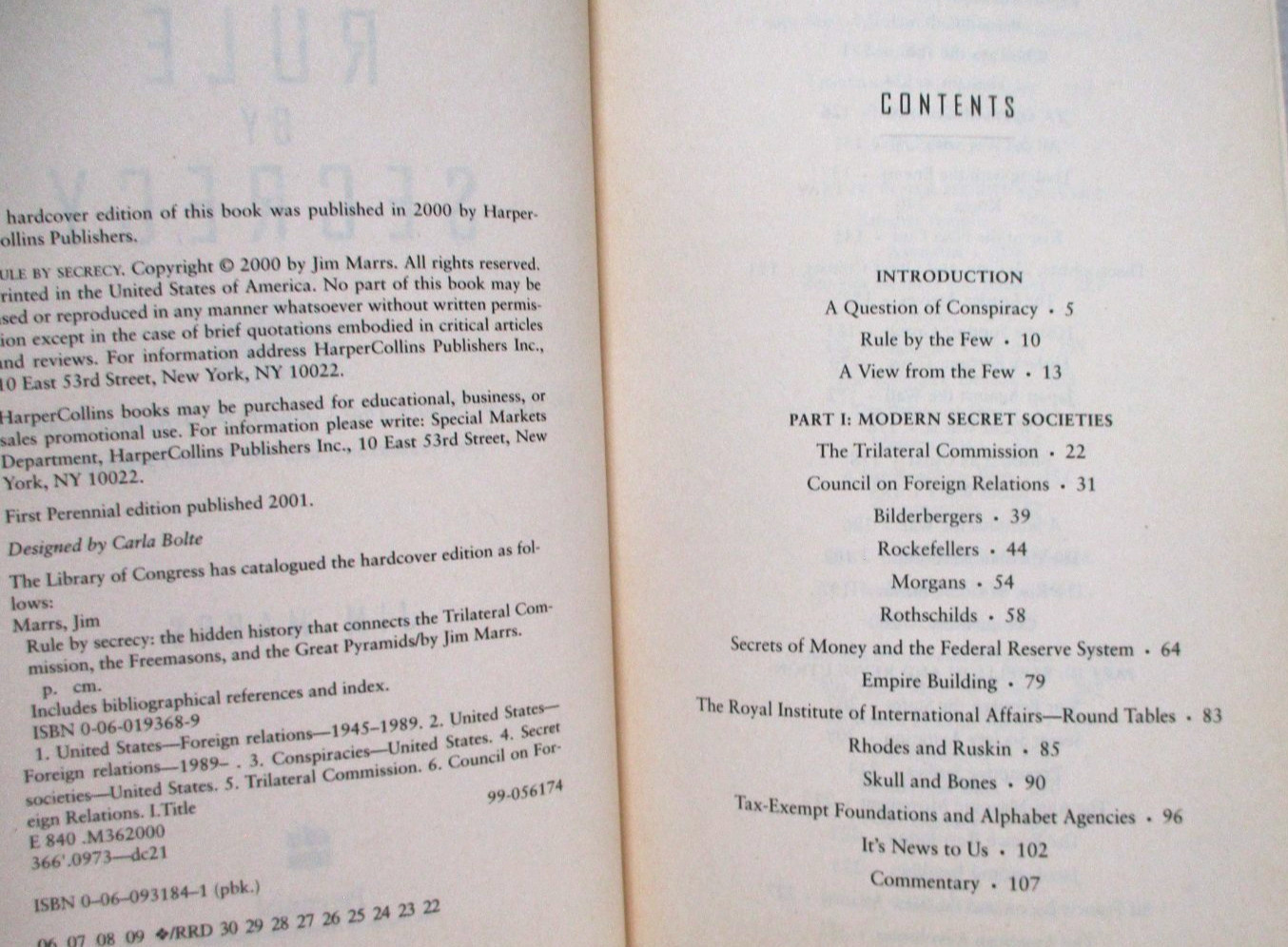 Rule by Secrecy by Jim Marrs PB Trilateral Commission, Freemasons, Pyramids
