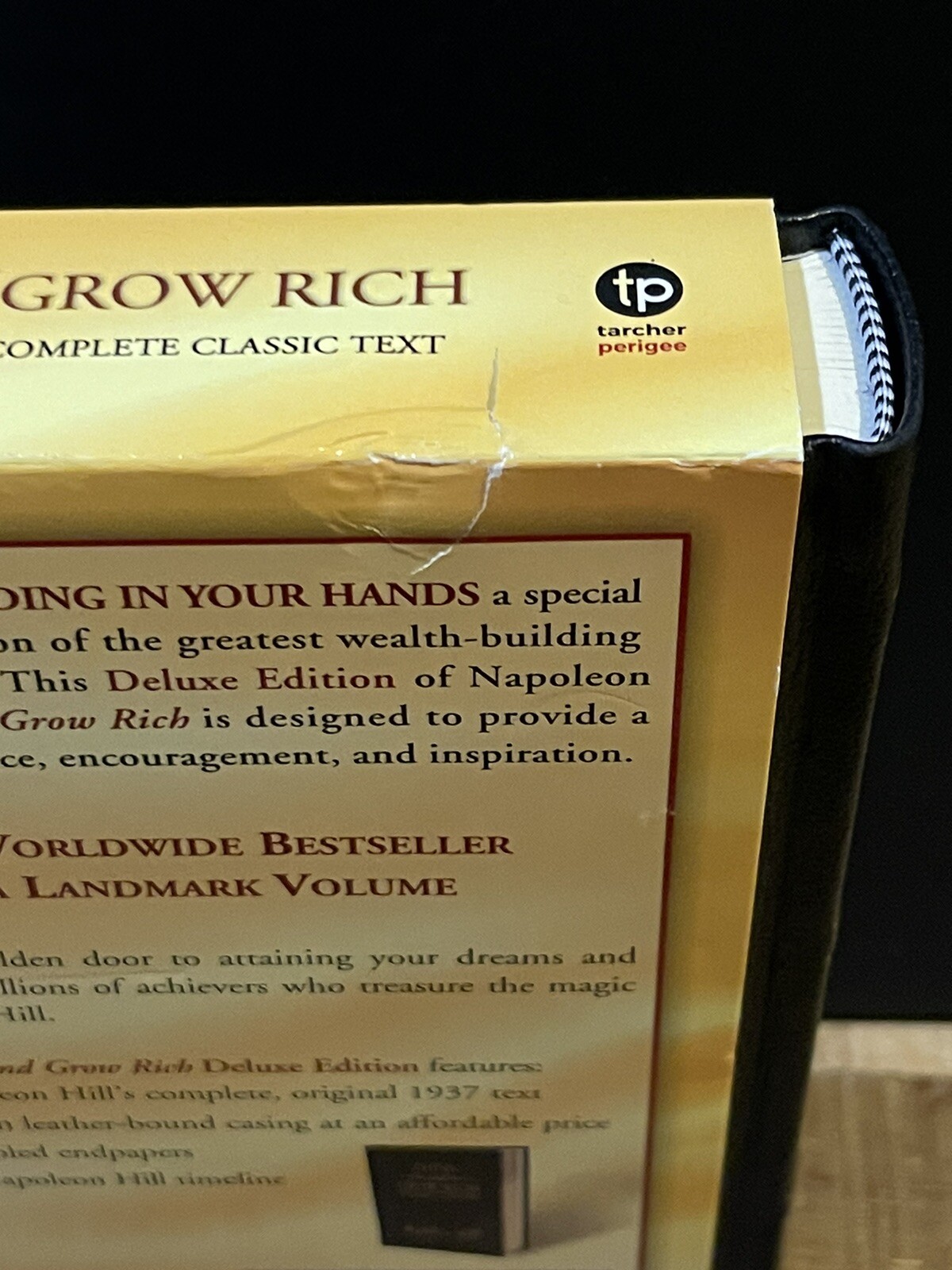 Think And Grow Rich by Napoleon Hill Vegan Leather Bound Deluxe Edition