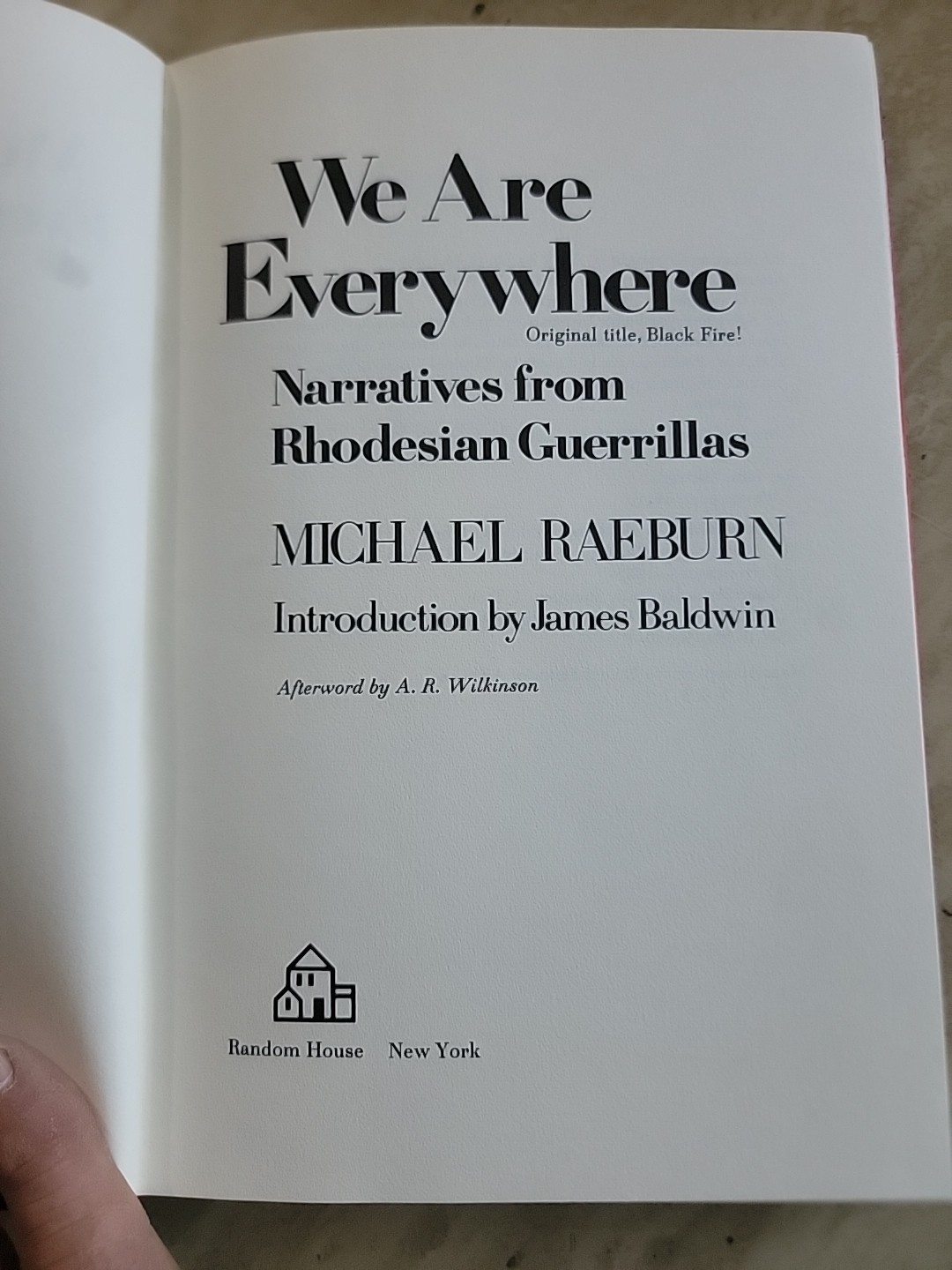 We Are Everywhere (Black Fire!), Michael Raeburn / James Baldwin (1979) 2nd