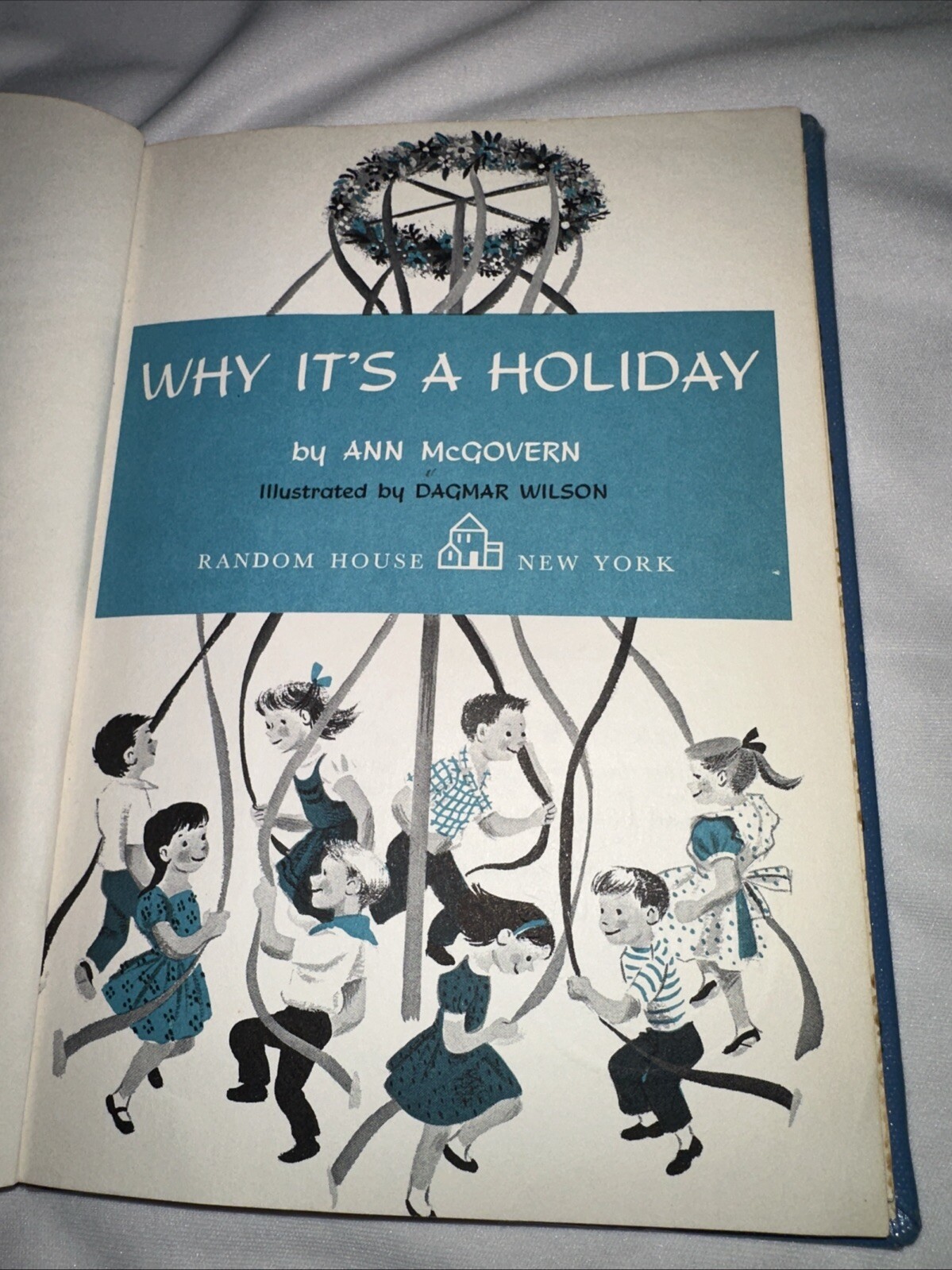 Vintage Ex-Library Why Its A Holiday Ann Mcgovern Hardcover Book