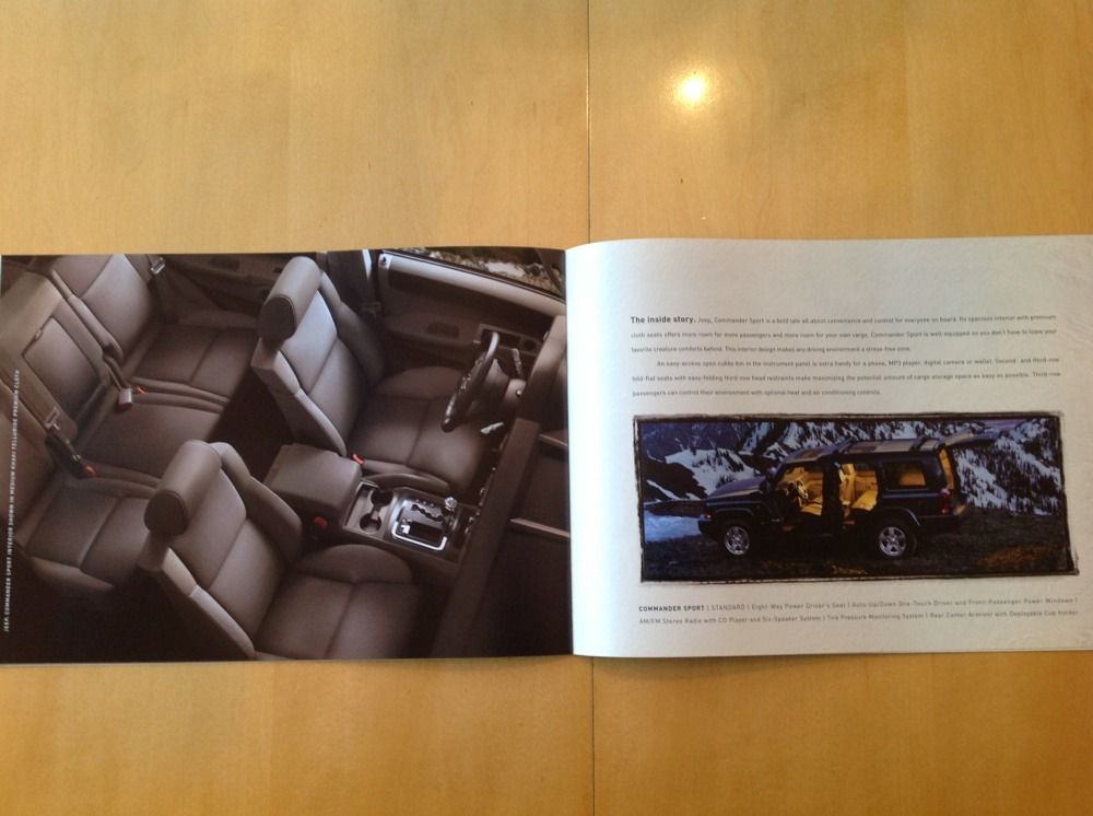 2007 Jeep Commander Limited Quadra 5.7L HEMI V8 4.7L SUV Catalog Brochure Book