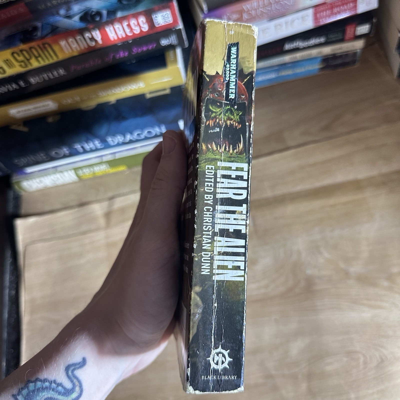Fear the Alien Warhammer 40K Christian Dunn Vintage Paperback Book Black Library