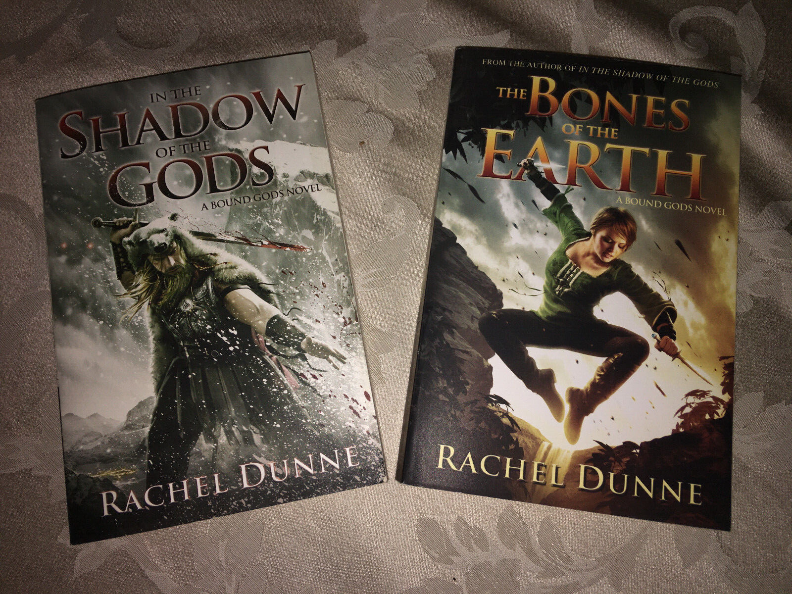 In the Shadow of the Gods & Bones of the Earth by Rachel Dunne, PB, New