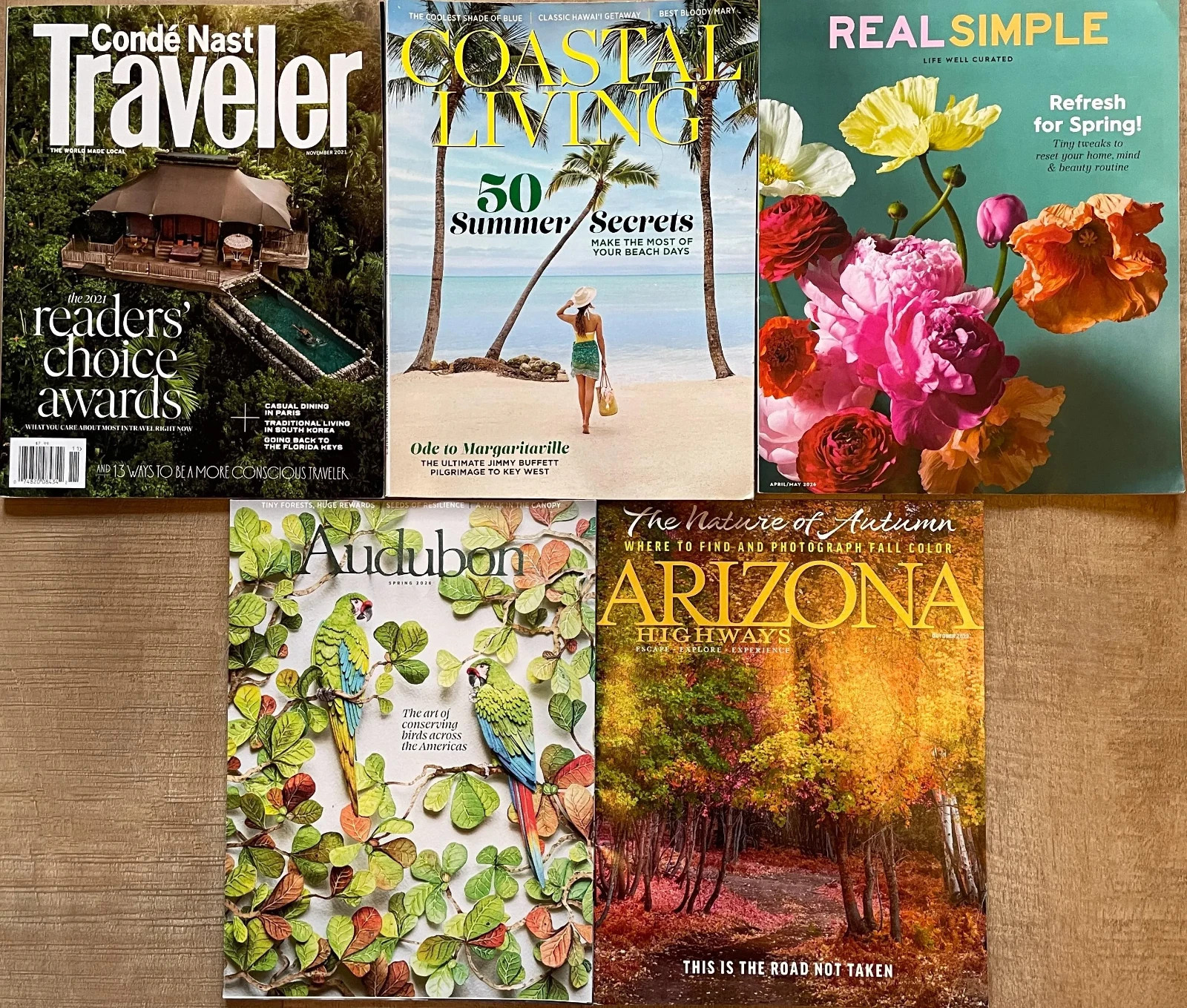 10X Random Selection Magazines Junk Journal Collage Crafting Home Travel Nature