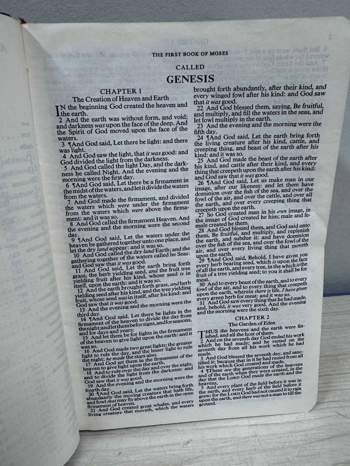 Holy Bible Red Letter Concordance Edition 1970 National Bible Press