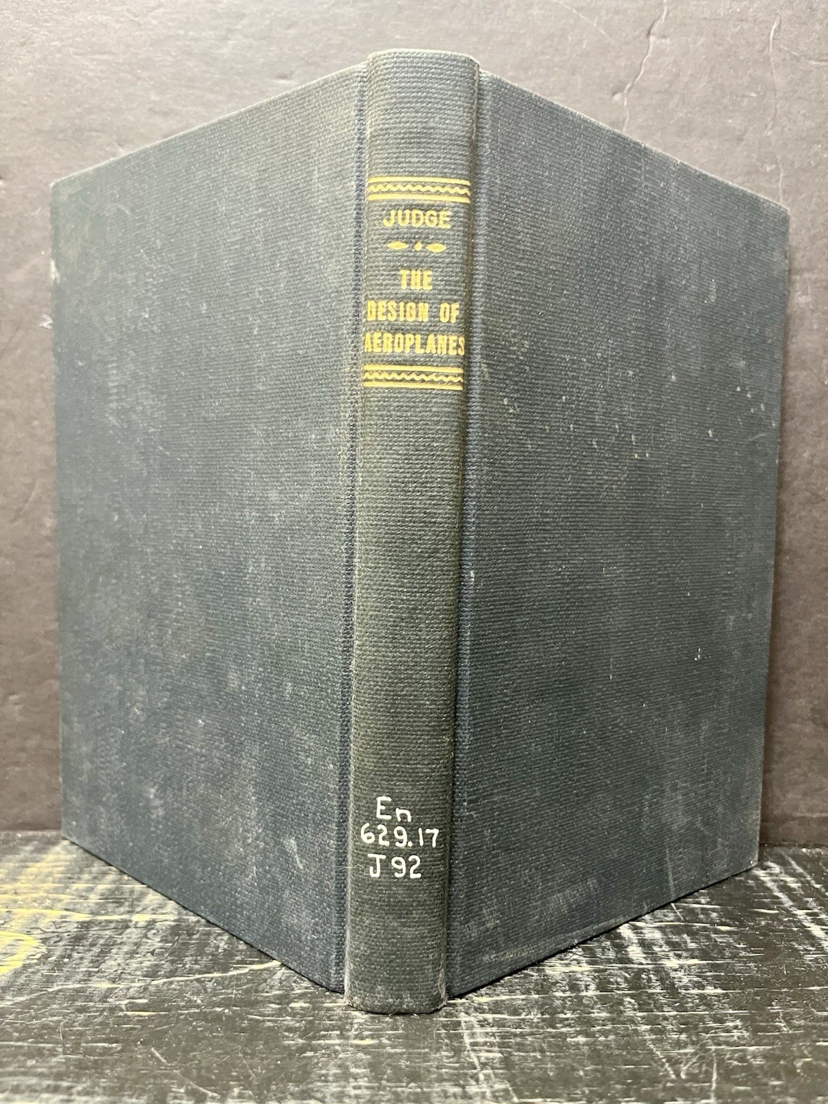 The Design of Aeroplanes by Arthur Judge 1916 Hardback Good X