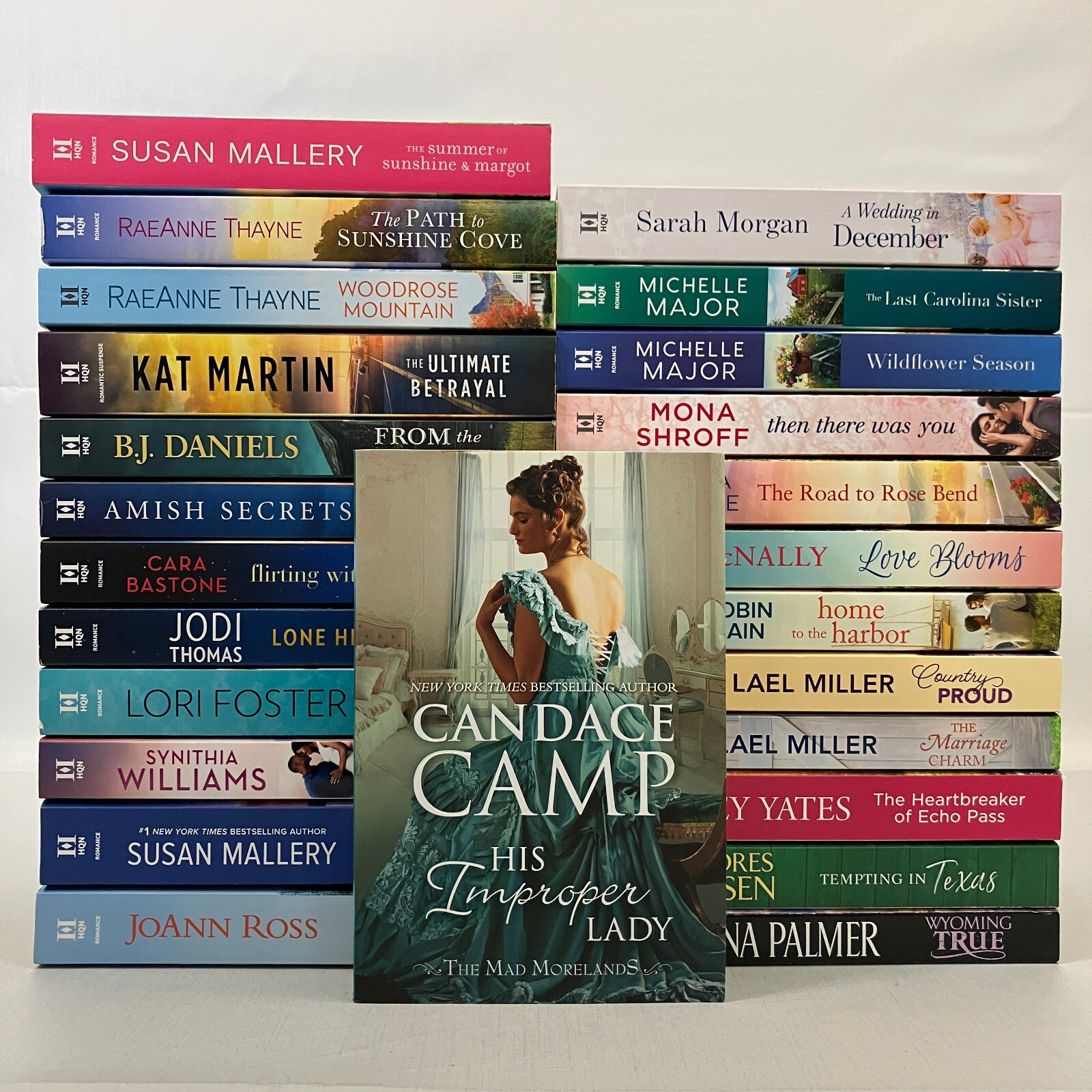 25 Book Lot HQN Romance Mass Market Paperback Max Novels Mallery Palmer Miller