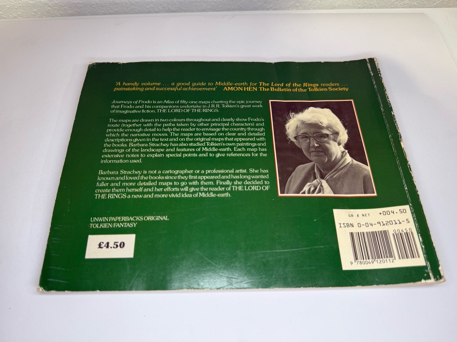 Journeys of Frodo Atlas J.R.R. Tolkien Lord of the Rings Barbara Strachey 1985