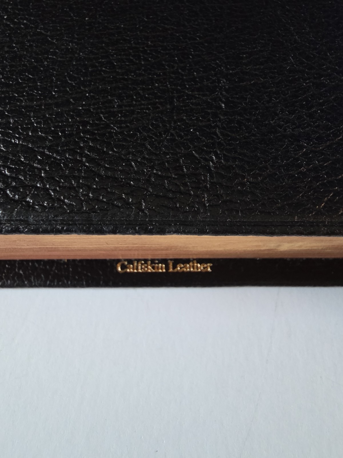 Cambridge KJV Reference Bible Genuine Black Calfskin Leather CD267 In Box