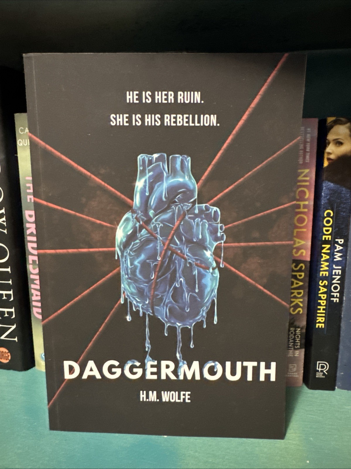Daggermouth: a Dark Dystopian Romance by H.M. Wolfe OUT OF PRINT EDITION. NEW!