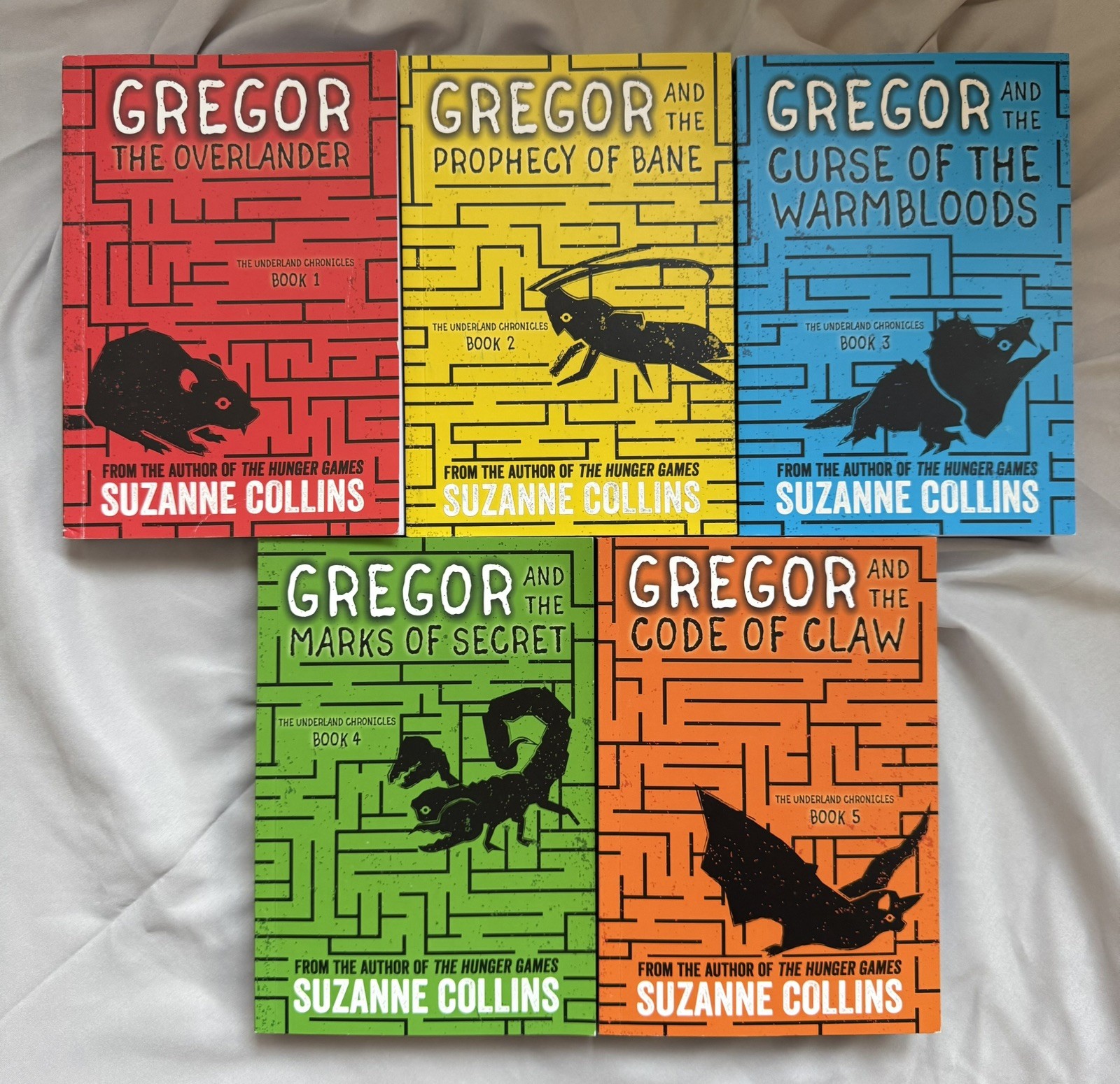 Complete Set GREGOR Overlander Chronicles Books Series Suzanne Collins 1-5 PB
