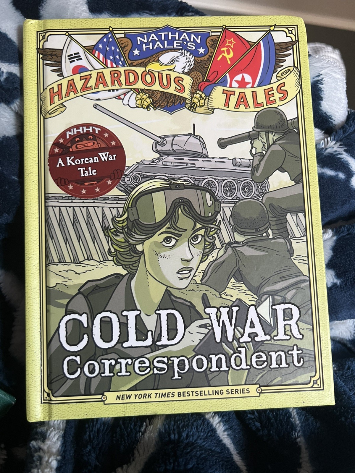 Nathan Hale’s Hazardous Tales Lot of 2 Hardcover – Big Bad Ironclad & Raid of No