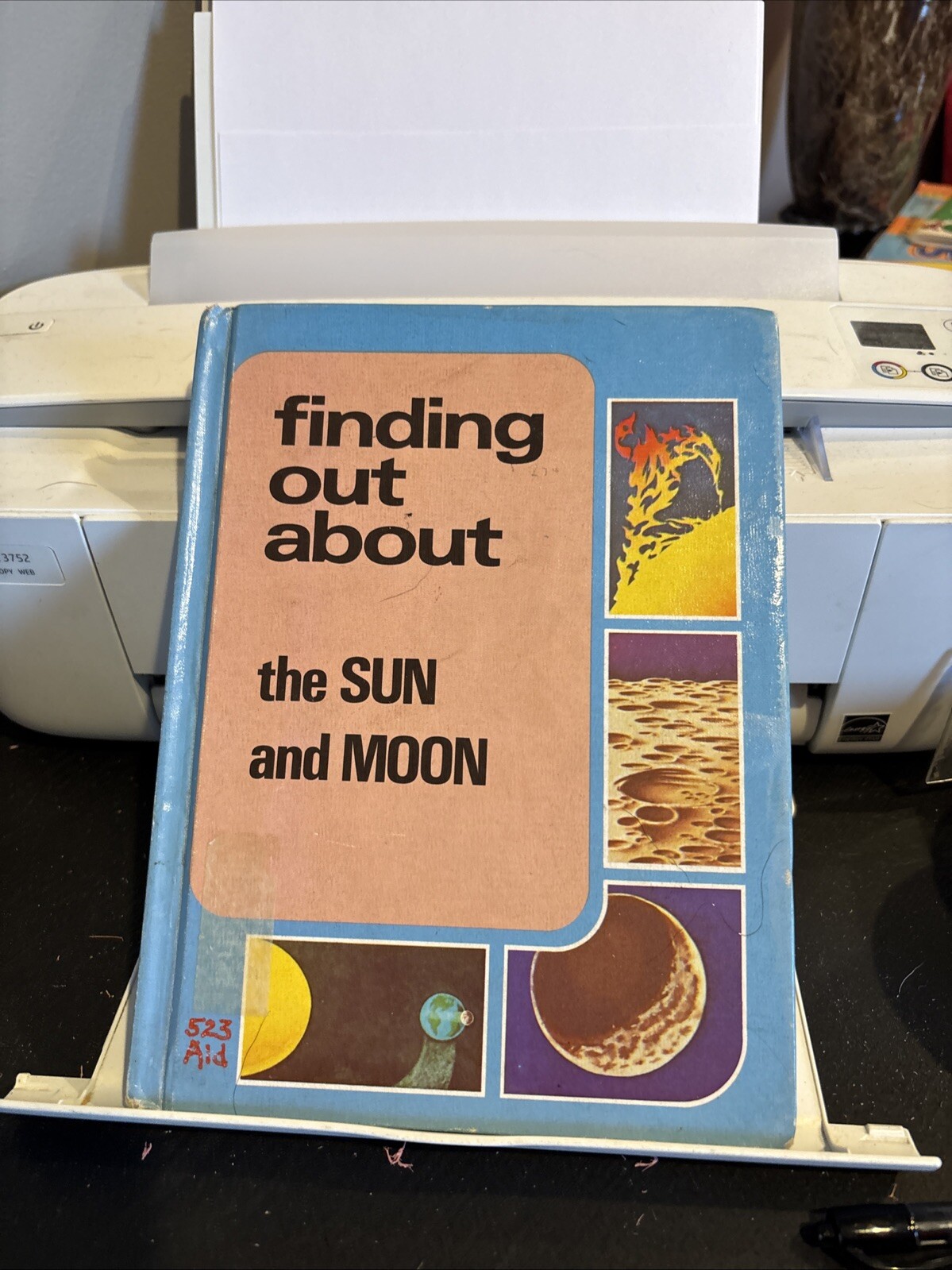 Finding Out About The Sun And Moon ~1974 HC~ Vintage Youth Astronomy