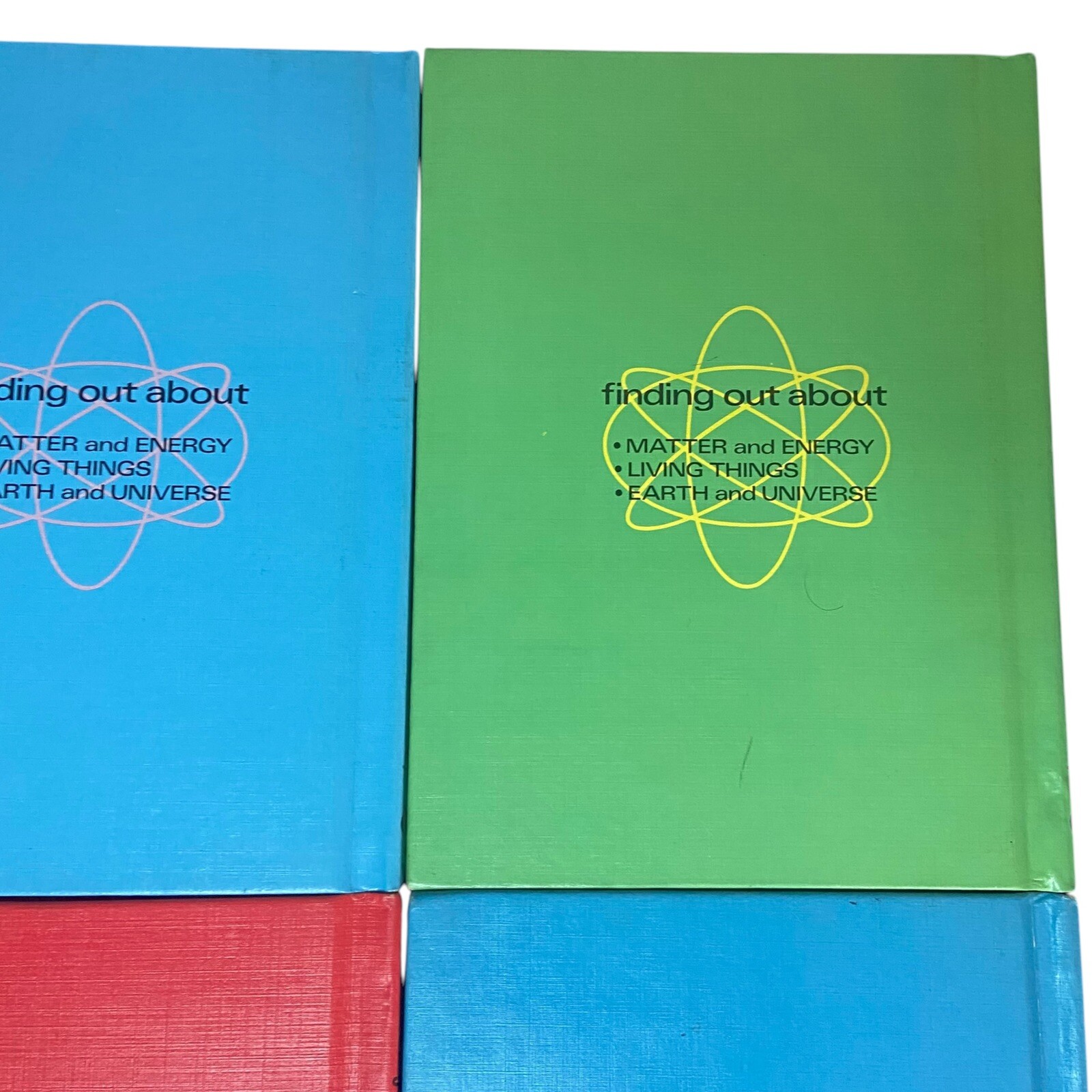 (SET OF 4) VTG 1974 “Finding Out About” By Francis Alder Educational Hardcover