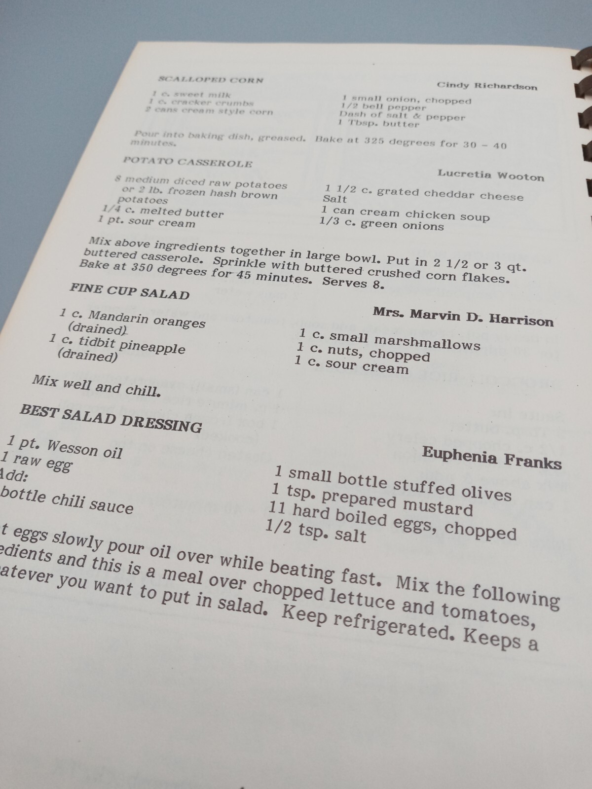 Cherished Recipes – Limestone County Senior Services – Limestone County, TX 1984