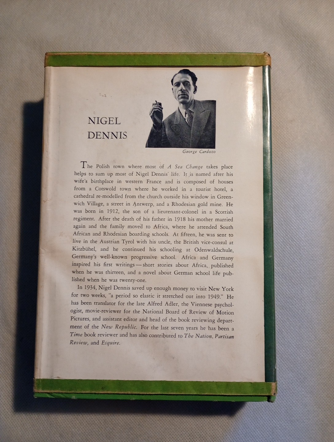 A Sea Change by Nigel Dennis (1949 Hardcover) Houghton Mifflin VINTAGE