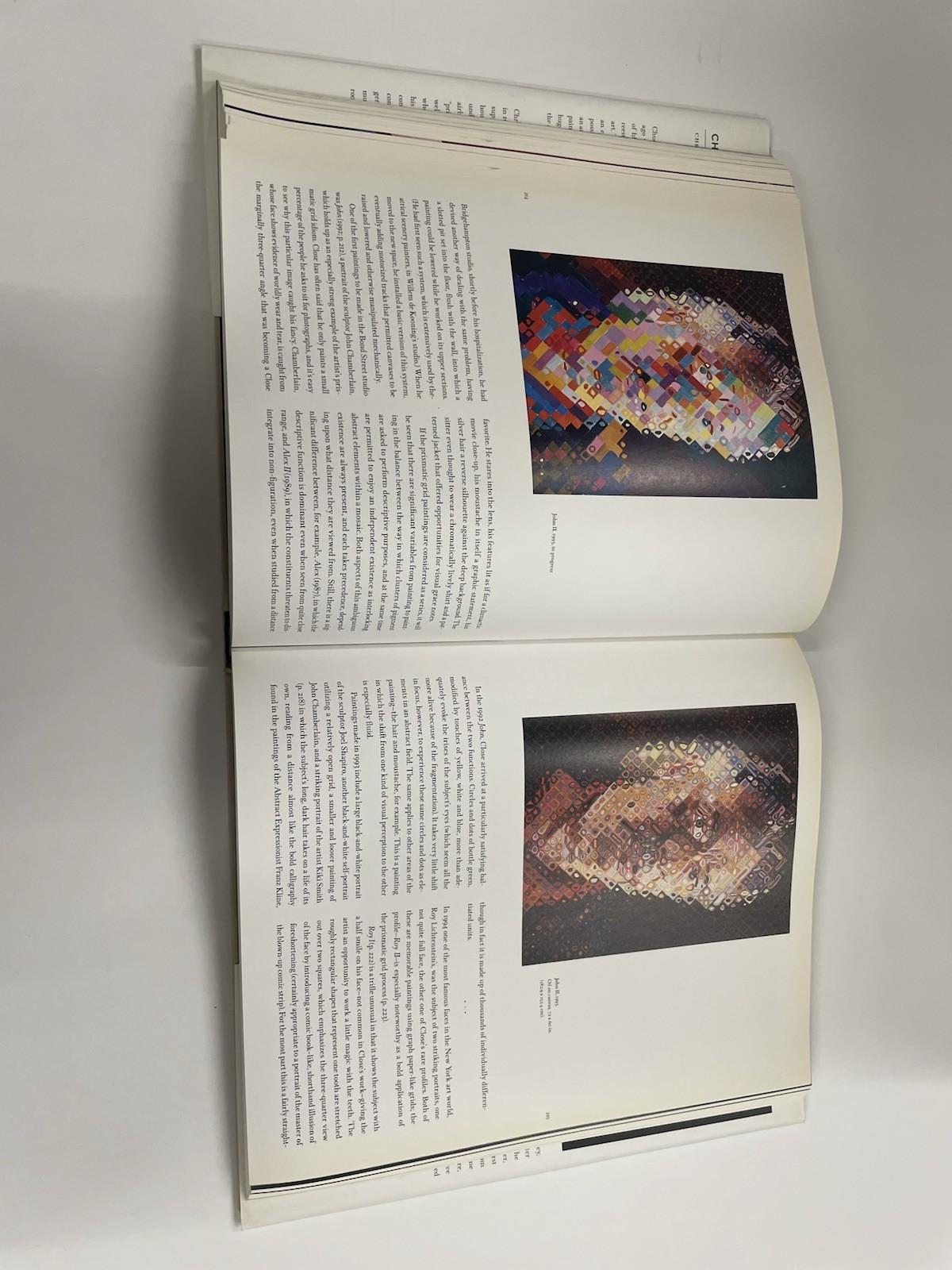 Chuck Close: Work by Christopher Finch Hardcover Prestel Used Very Good Cond