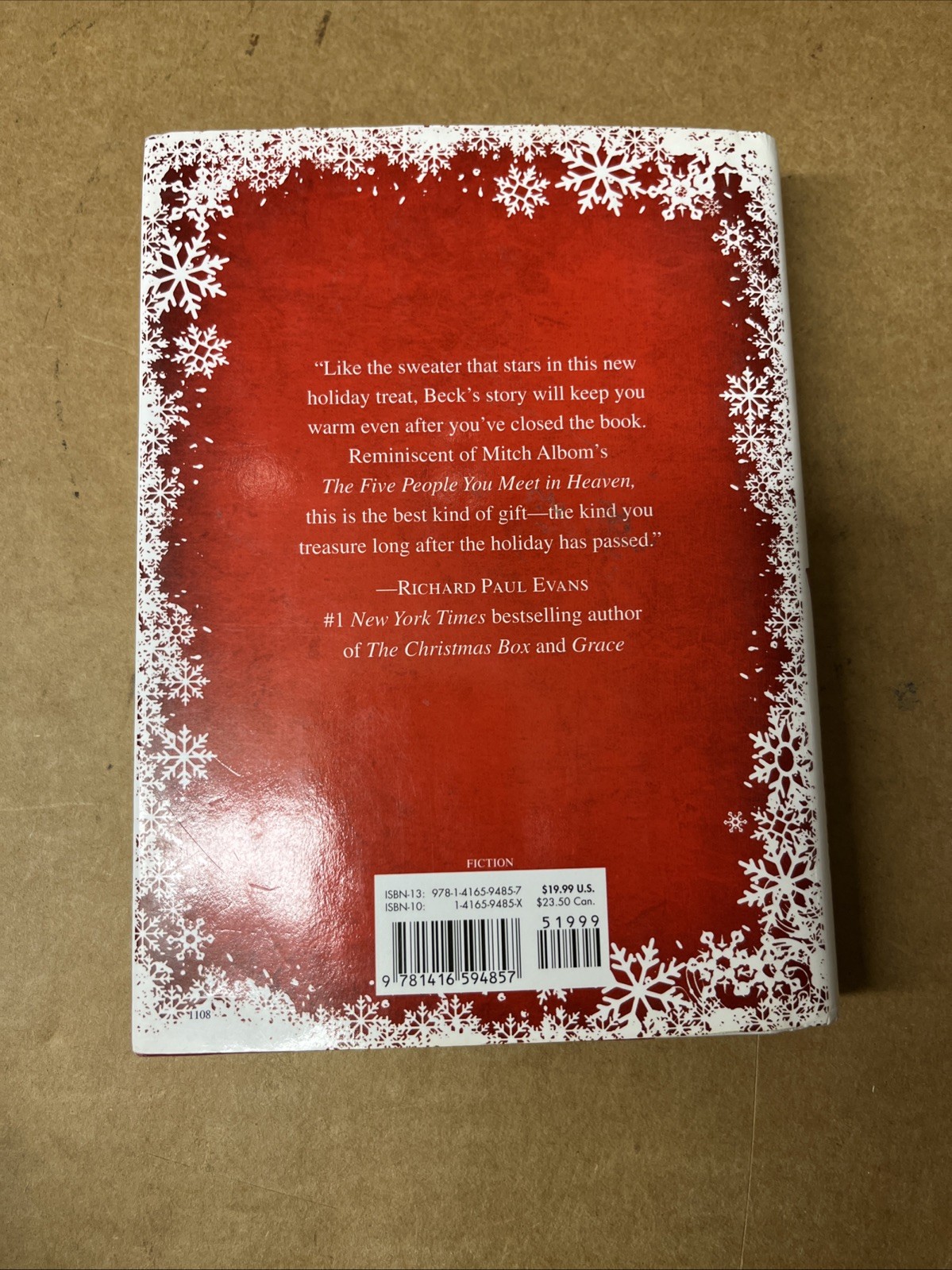Christmas Sweater by Glenn Beck, Kevin Balfe and Jason Wright (2008, Hardcover)