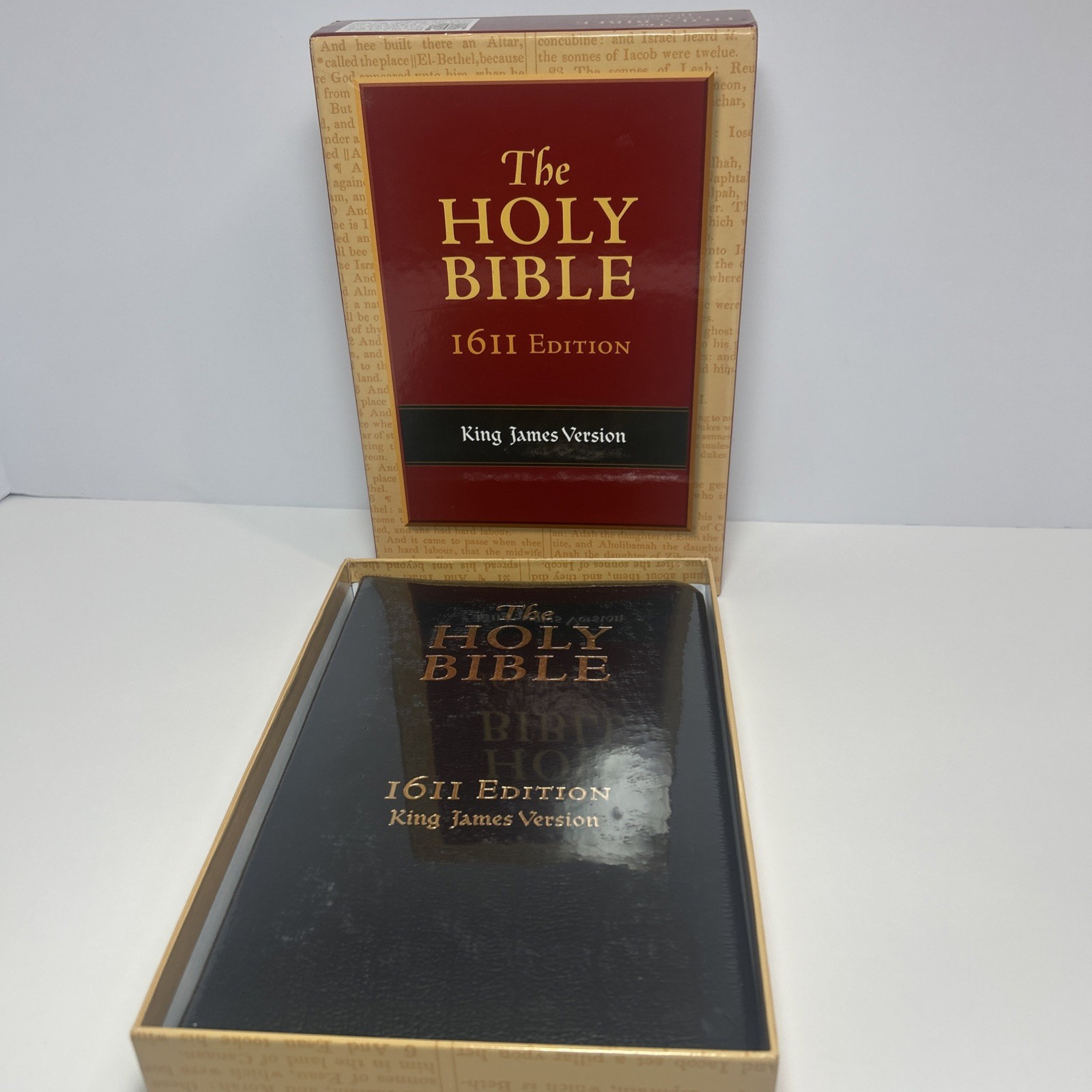 The Holy Bible 1611 Edition King James Version Genuine Leather NEW Sealed