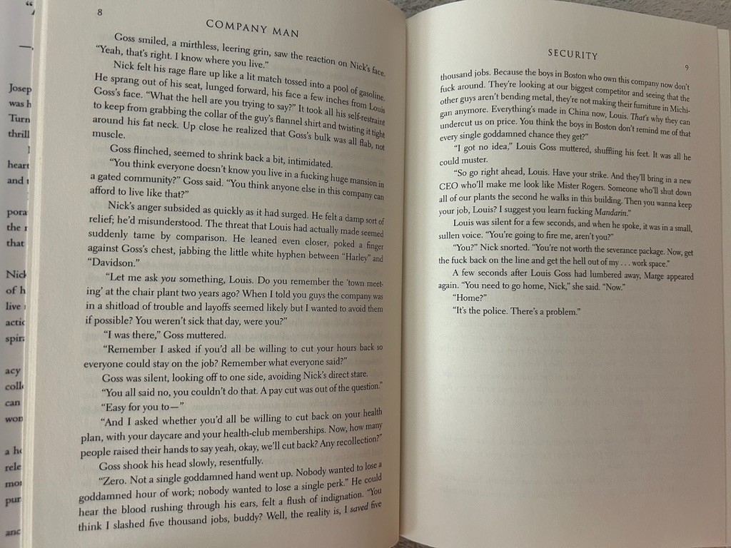 Joseph Finder, Stand Alone Novels: The Oligarch’s Daughter; Company Man