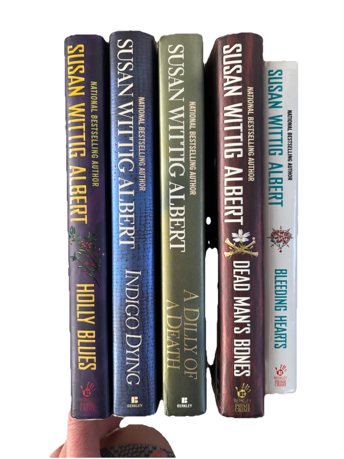 Lot of 5 Hardcover Books by Susan Wittig Albert ~