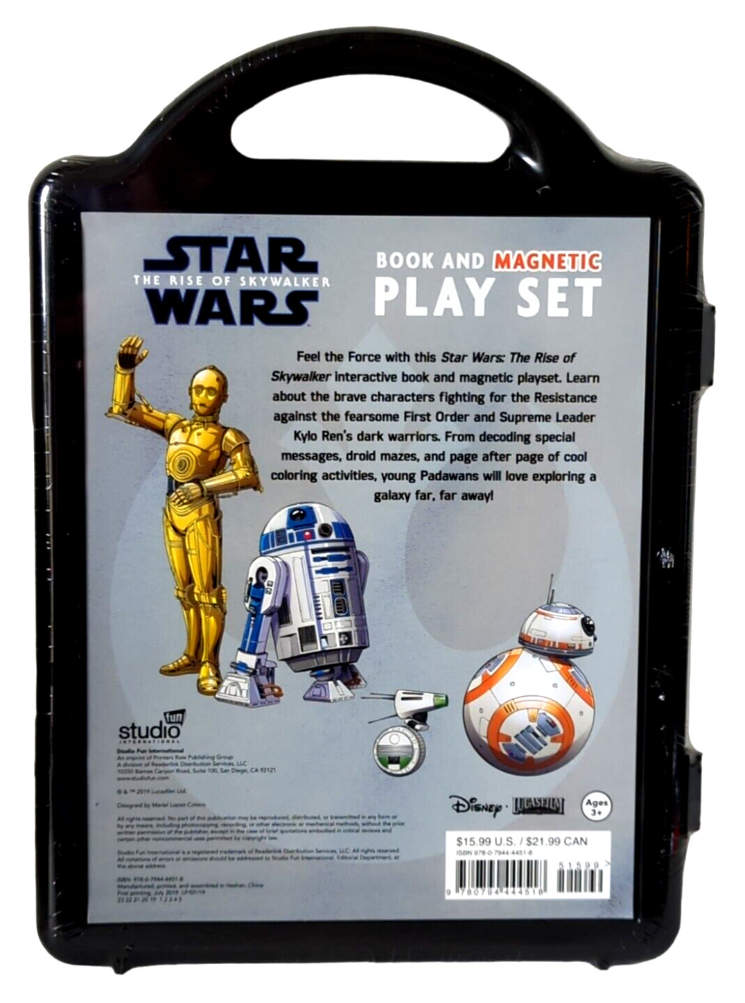 Star Wars: The Rise Of Skywalker: Magnetic Play Set Activity Book Childrens