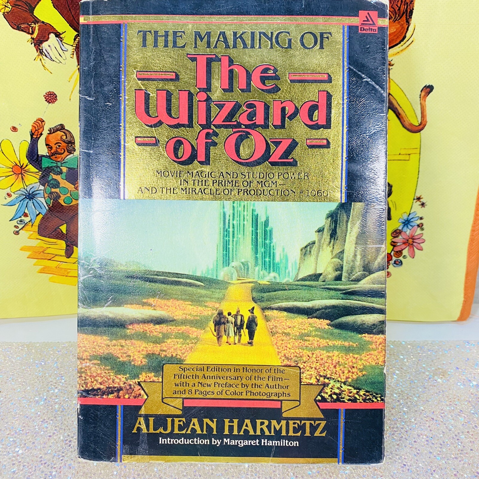 Lot Of Making of the Wizard of Oz Paper Book 2 Post Cards 2 Greeting Cards 1 Bag