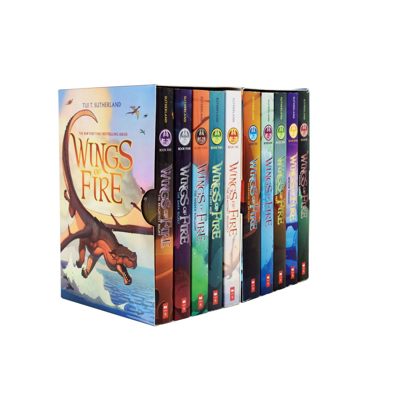 Complete Set Series – Lot of 15 Wings of Fire books by Tui T. Sutherland