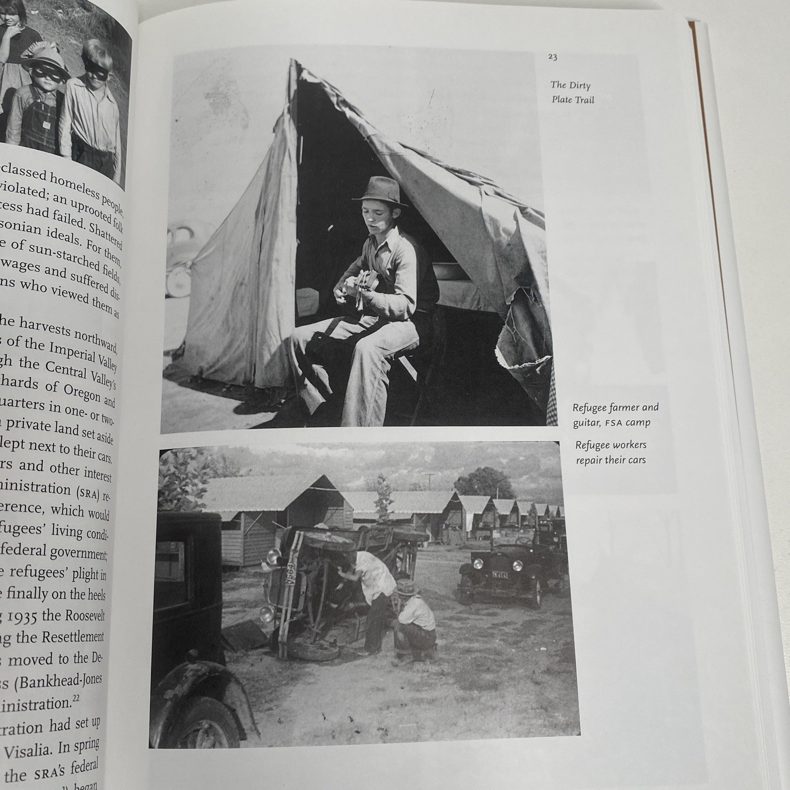 On the Dirty Plate Trail: Remembering the Dust Bowl Refugee Camps Migrants HC/DJ