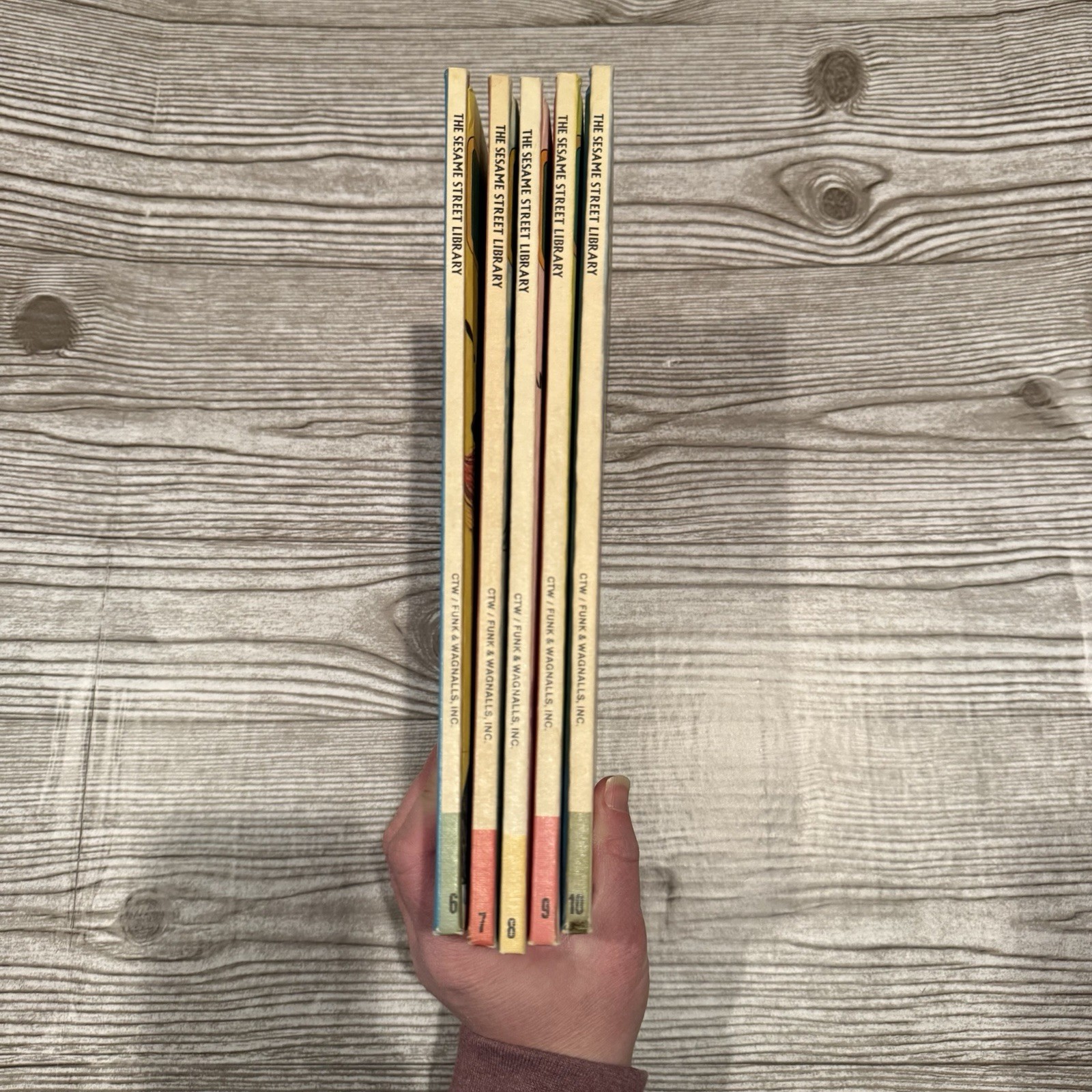 Vintage Sesame Street Library Books Set Vol 1–15 CTW Funk Wagnalls 1970s