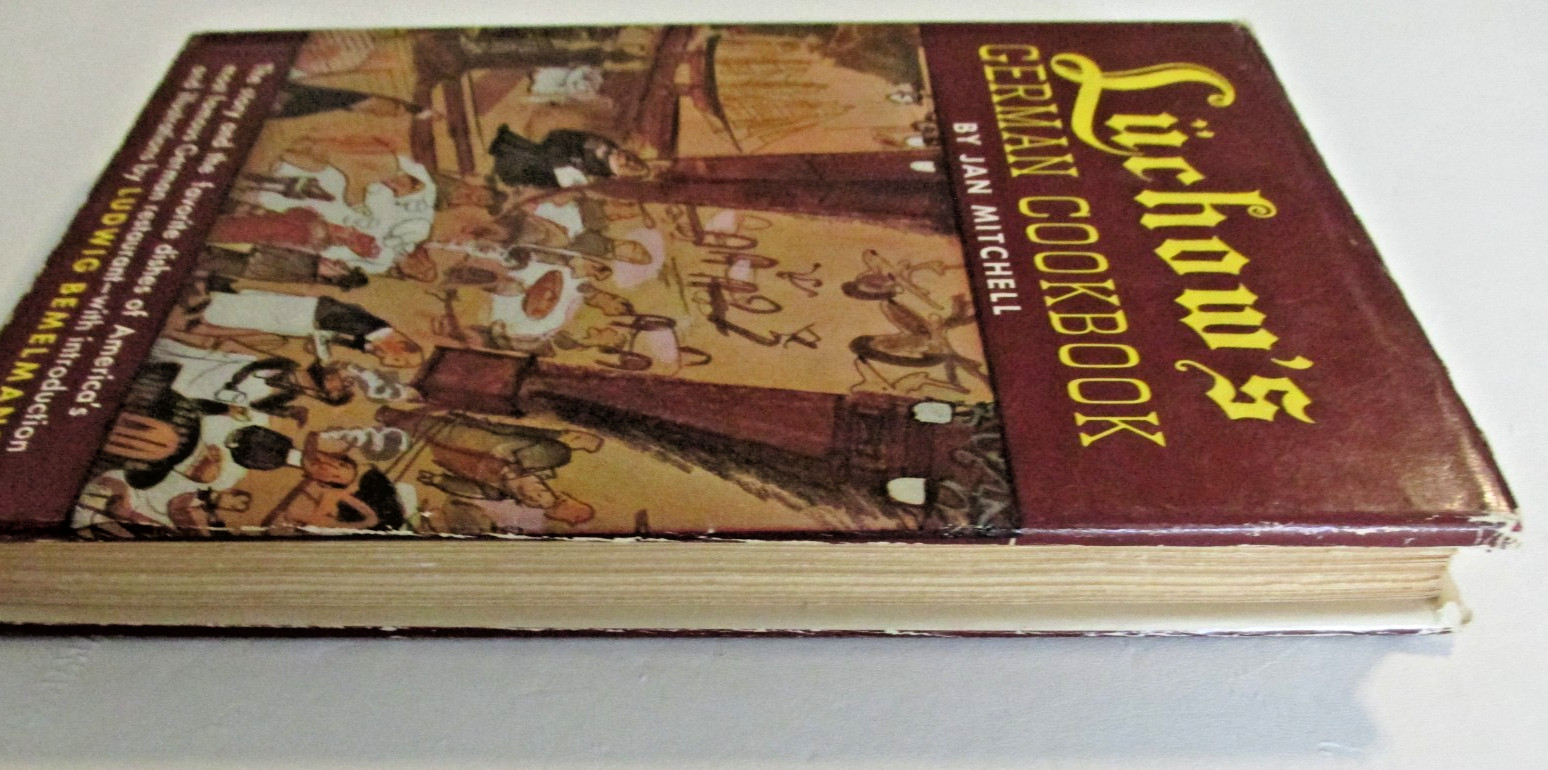 Luchow’s German Cookbook Jan Mitchell 1952 Illustrated Bemelmans BCE