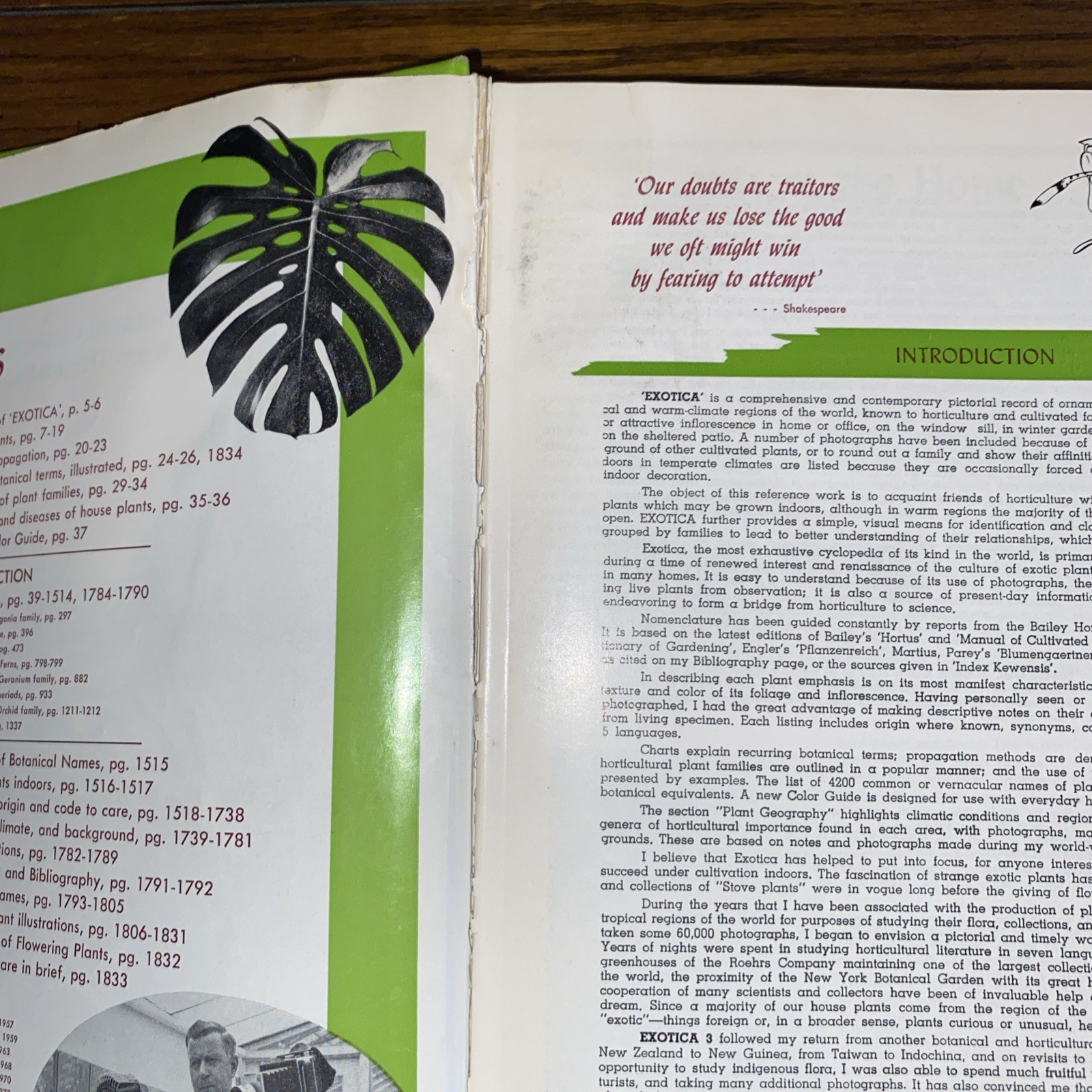 Exotica Pictorial Cyclopedia of Exotic Plants, Series 3, 6th Edition A.B. Graf