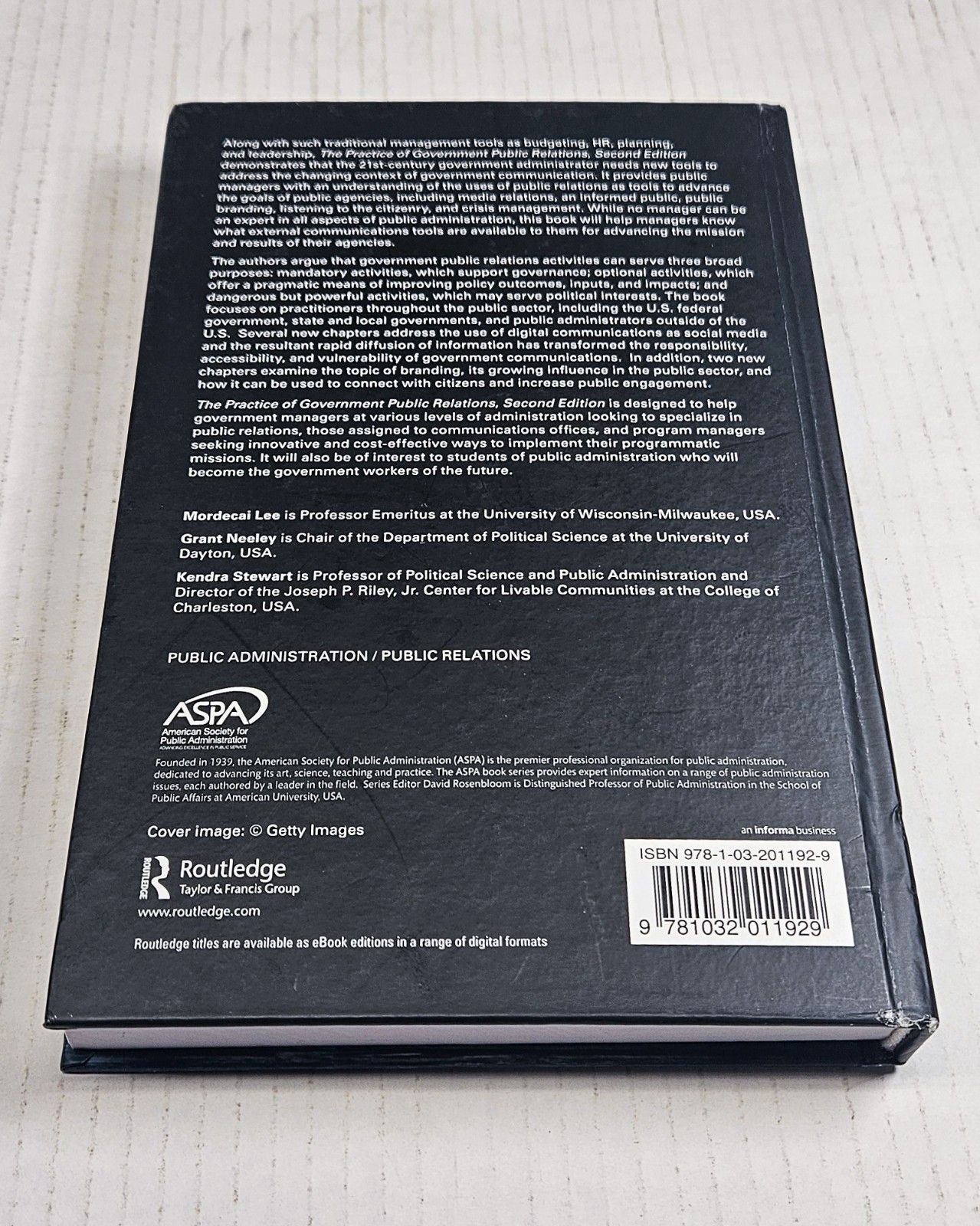 Practice of Government Public Relations by Mordecai Lee, Kendra B. Stewart…