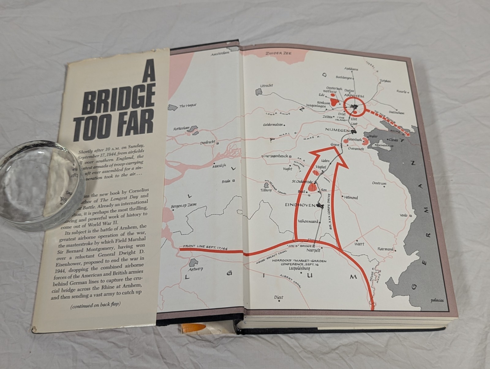 Vtg 1974 HCDJ 1st/1st ~ A Bridge Too Far ~ Cornelius Ryan – Simon & Schuster