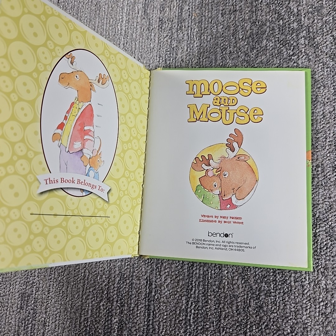 Little Bendon Moose Mouse Rosy Posy Time Bed Little Chick 3 Hardcover Book Lot