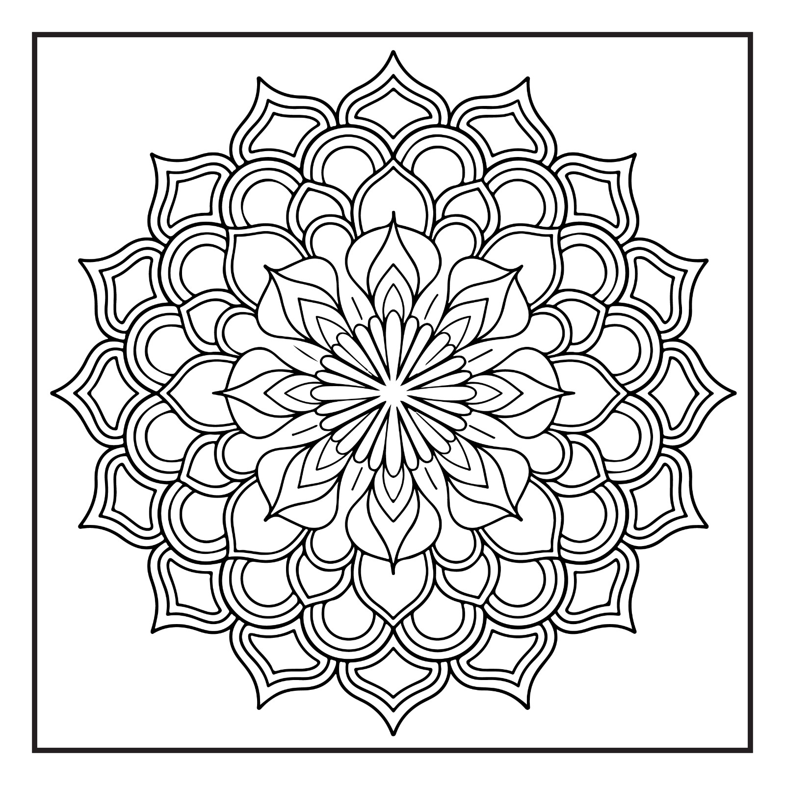 Rockridge Press Mindfulness Mandalas Coloring Book Spiral Bound Coloring Book