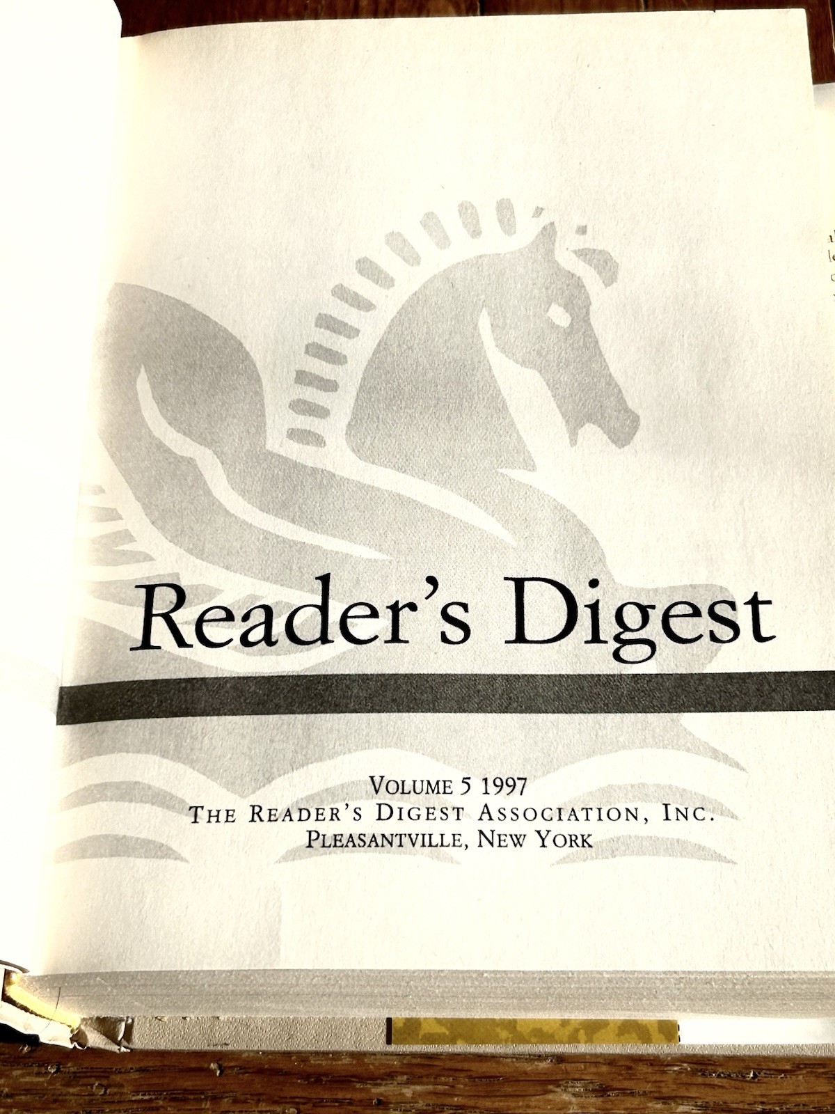 1997 Reader’s Digest Select Editions – Volume 5 HC – Issue #233 – 1st Edition