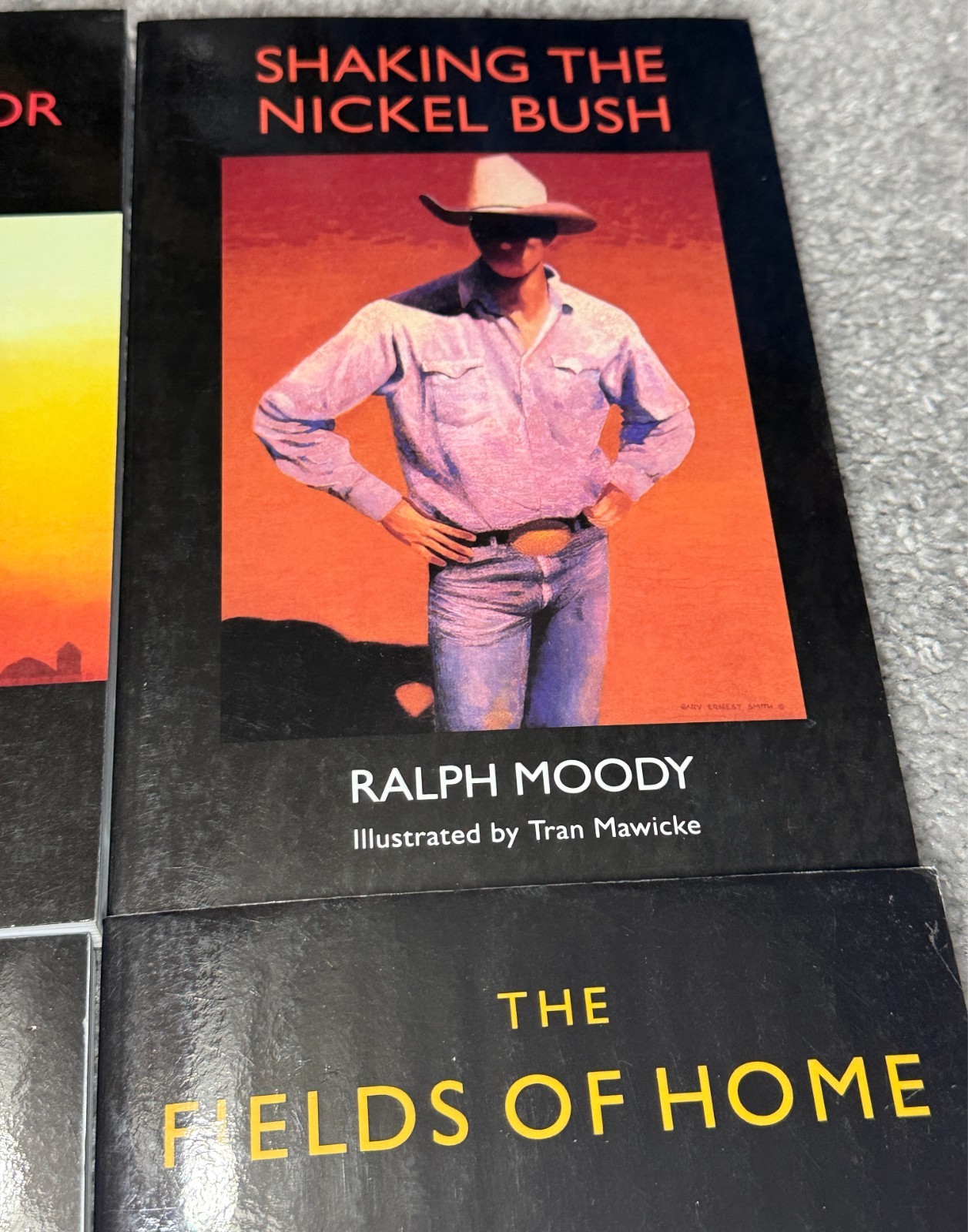 Ralph Moody Lot of 4 Paperback Books Dry Divide Fields Of Home Horse Nickel Bush