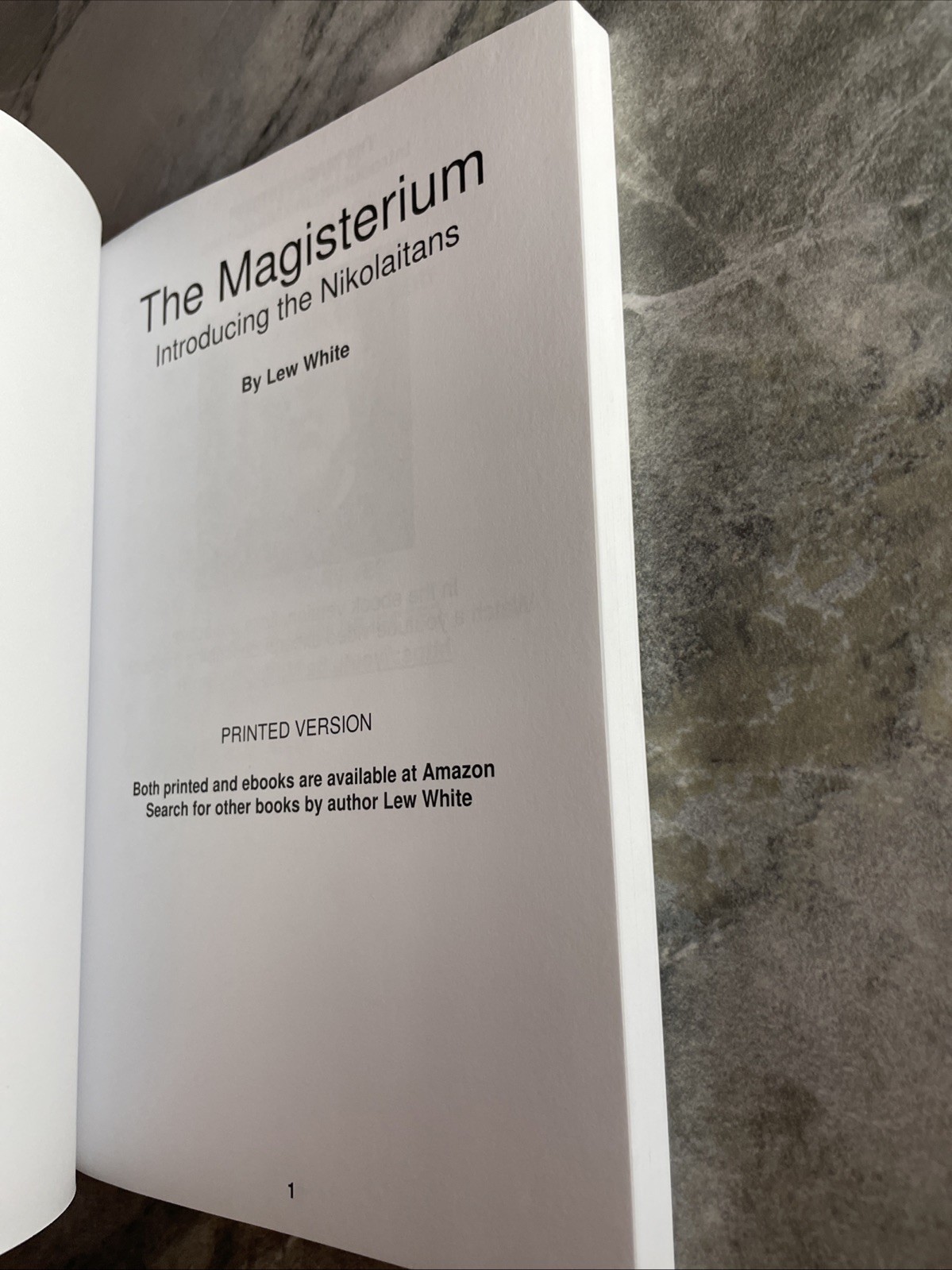 Magisterium Introducing The Nikolaitans Lew White