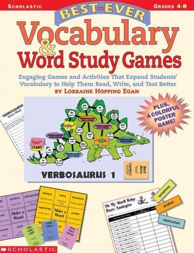 Best-Ever Vocabulary & Word Study Games: Engaging Games and Activities That Exp