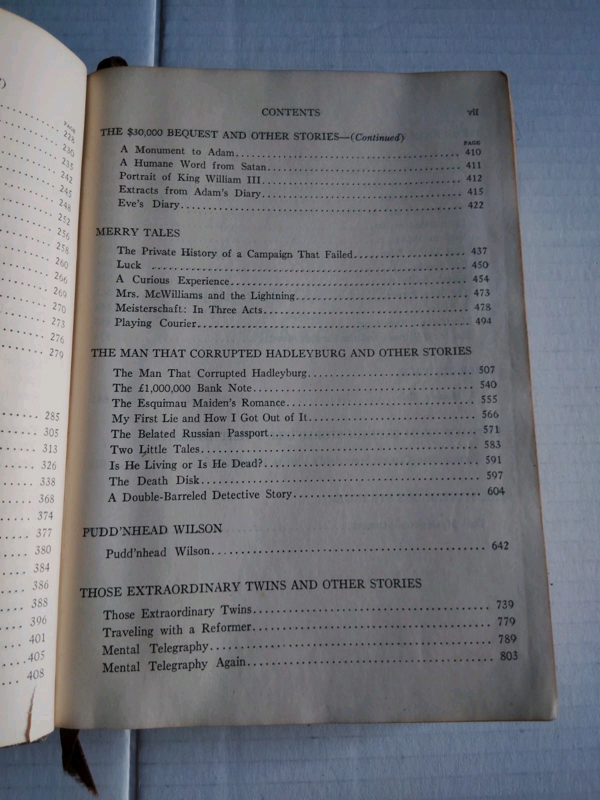 Complete Short Stories & Famous Essays Of Mark Twain Decorative Antique Book